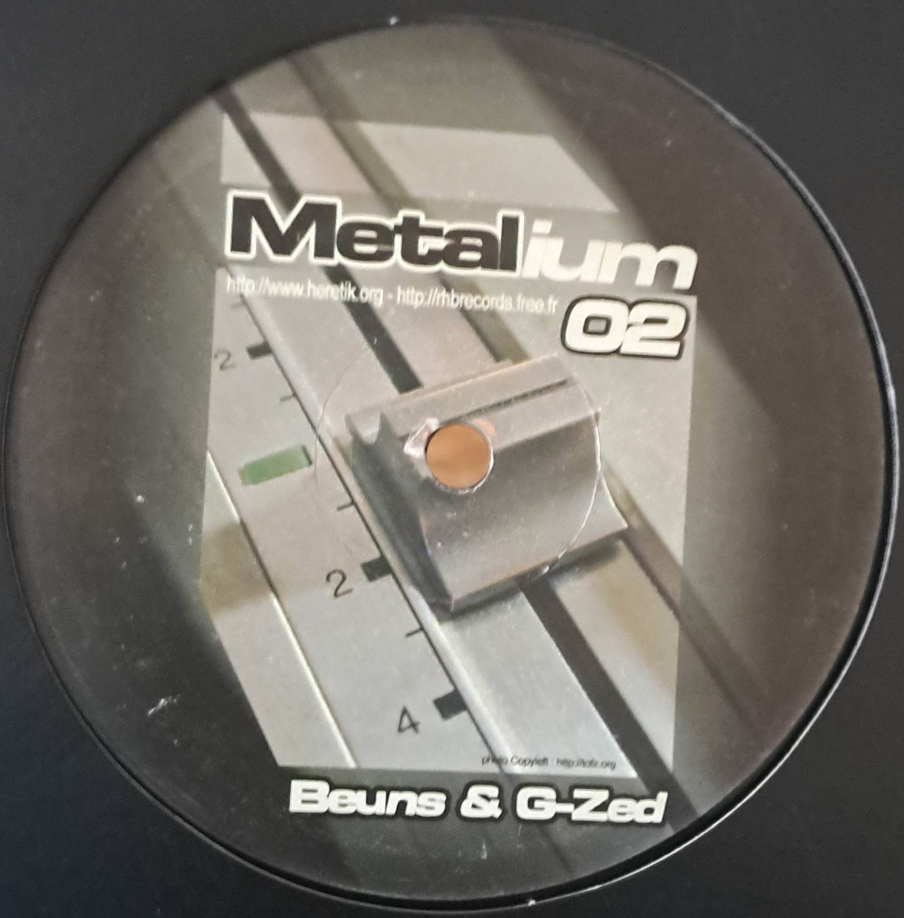 Metalium 02 - vinyle freetekno