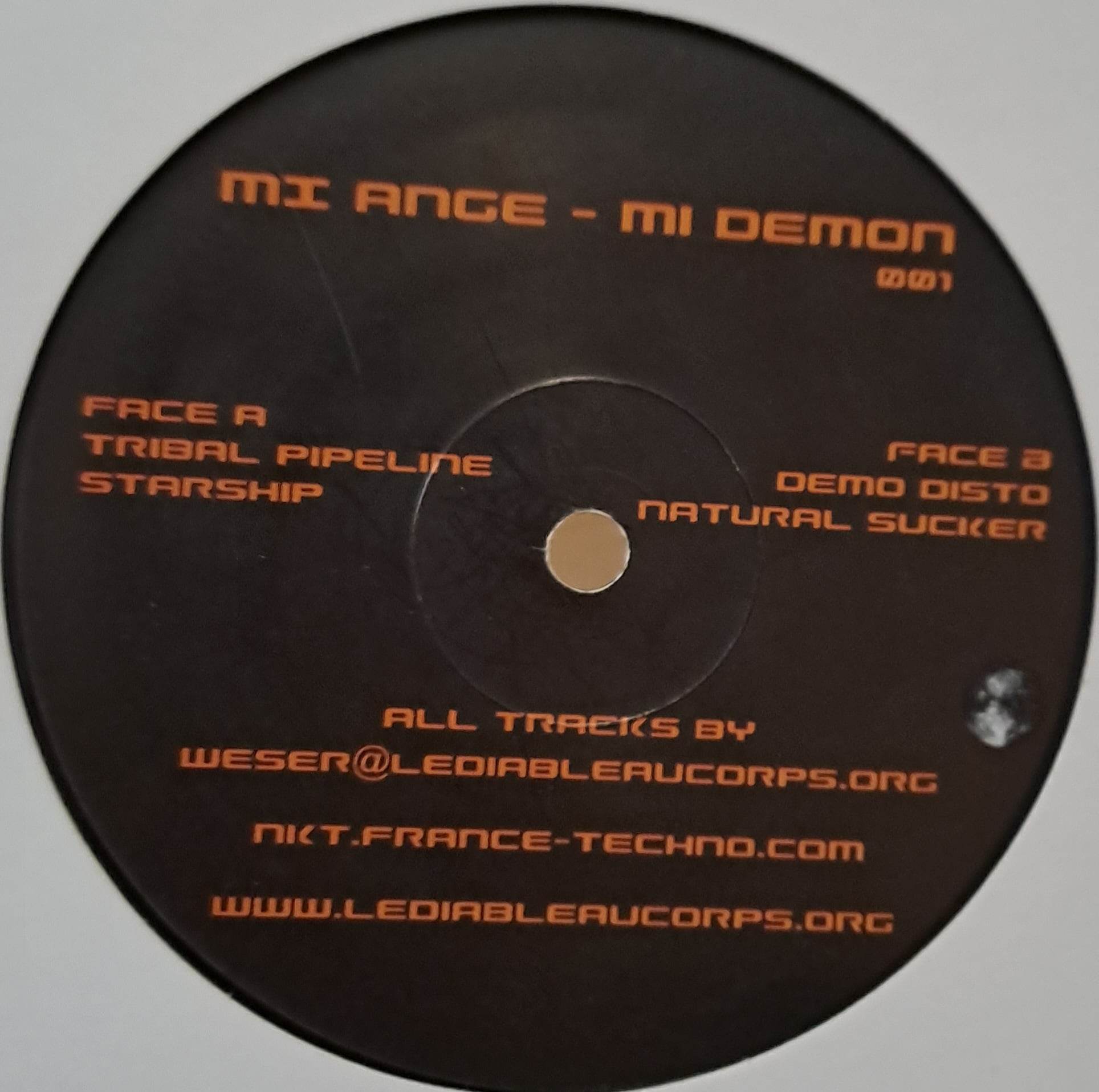 Mi Ange-Mi Demon 001 - vinyle tribecore