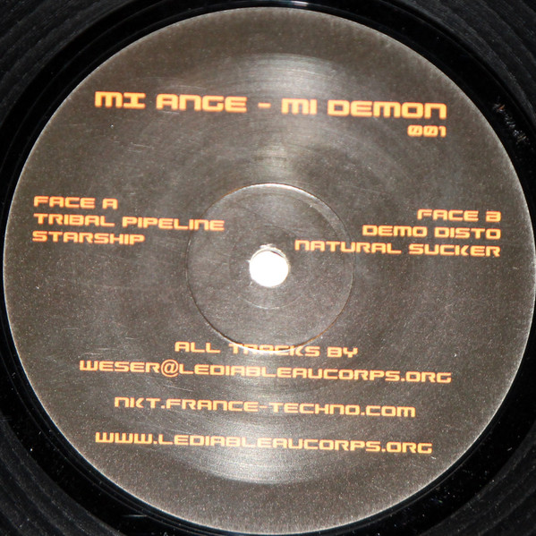 Mi Ange-Mi Demon 01 - vinyle freetekno