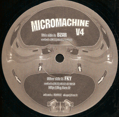 Micromachine V4 - vinyle freetekno
