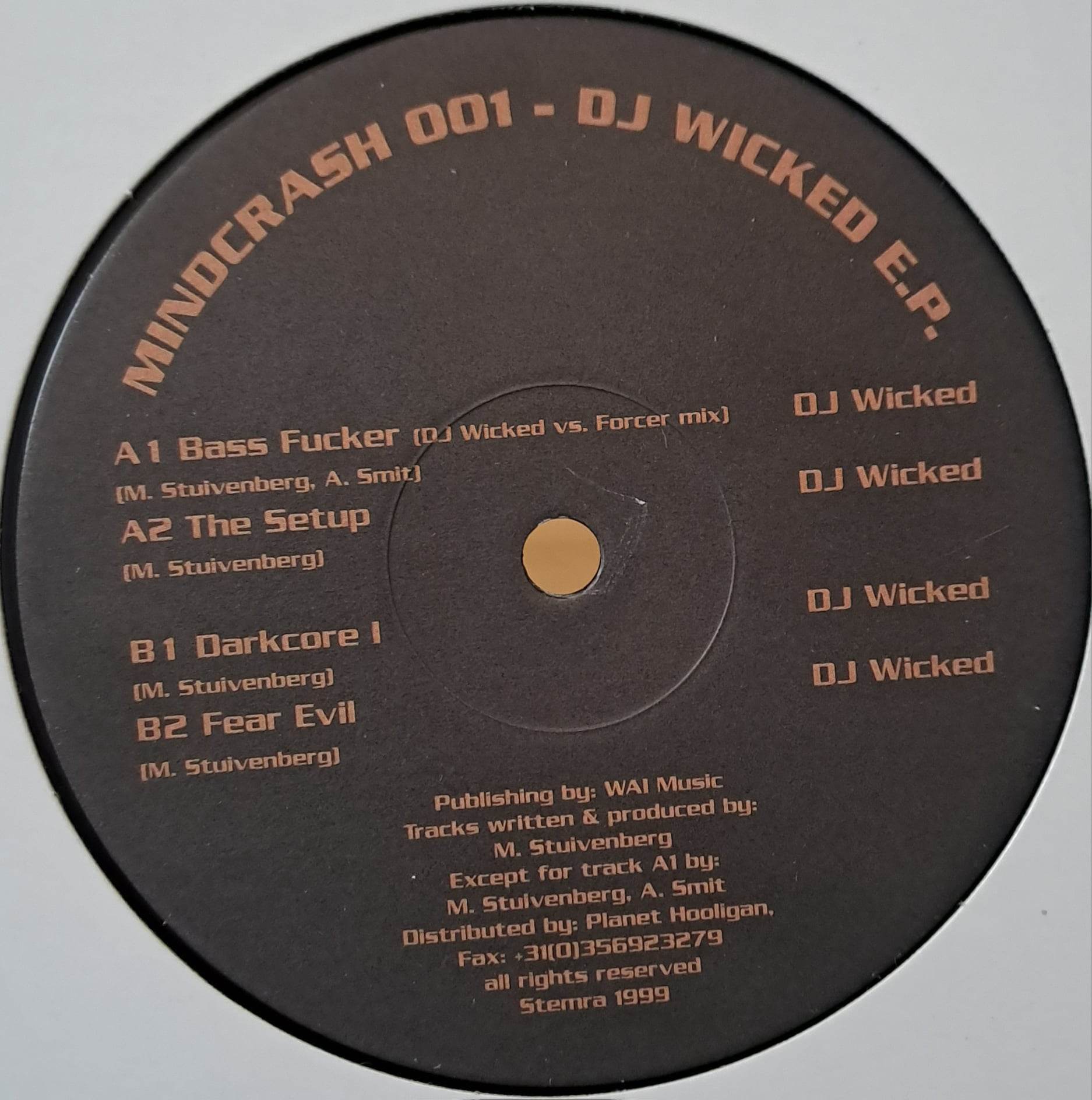 Mindcrash 01 - vinyle gabber