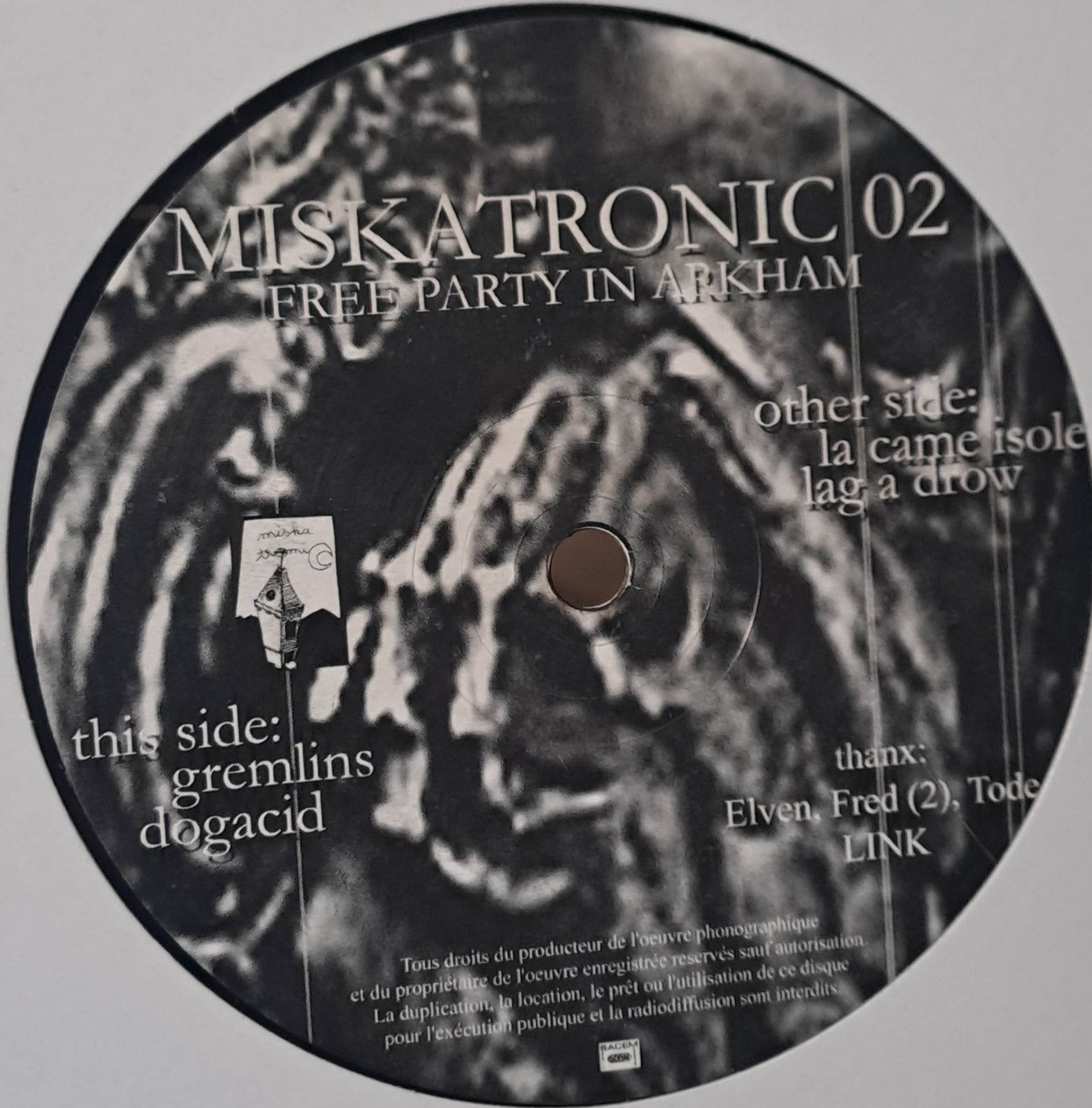 Miskatronic 002 - vinyle hardcore