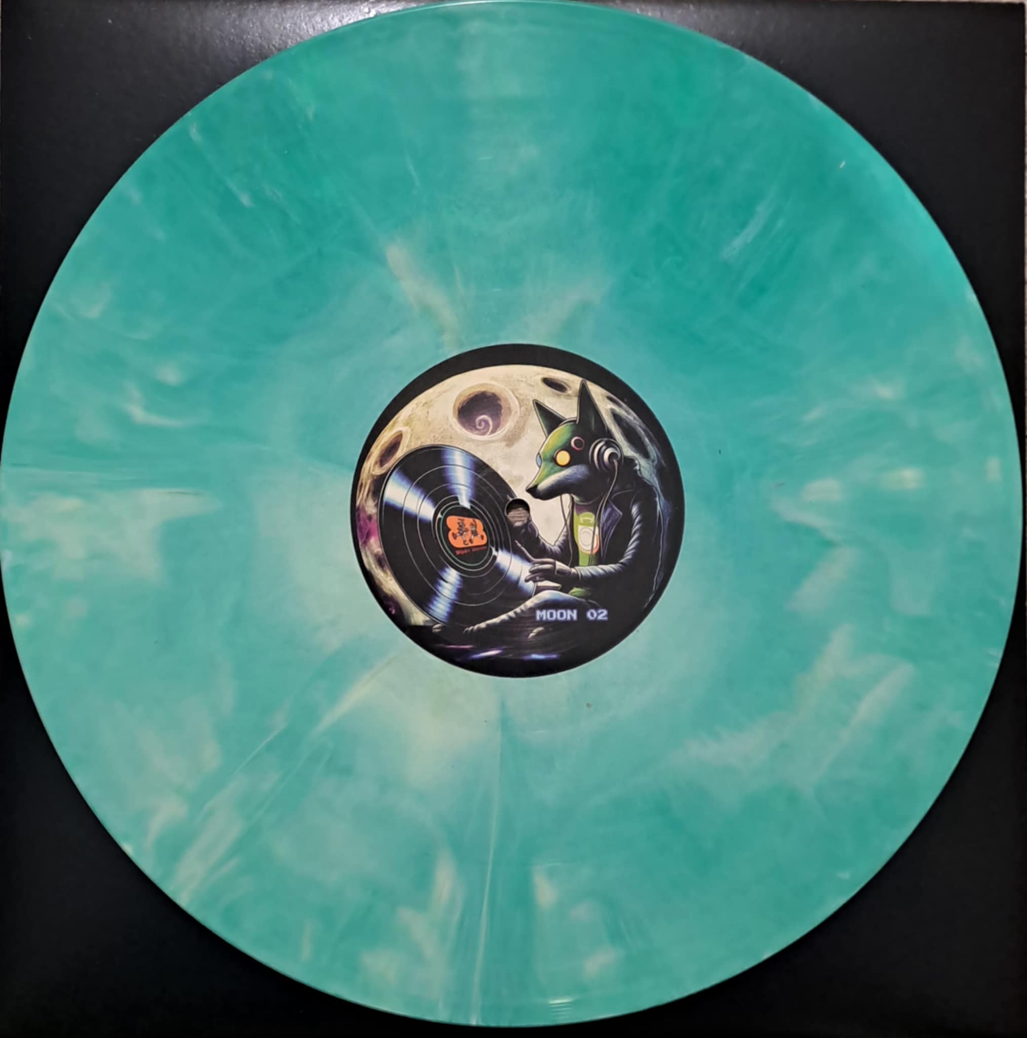 Moon 02 (couleur aléatoire) - vinyle freetekno