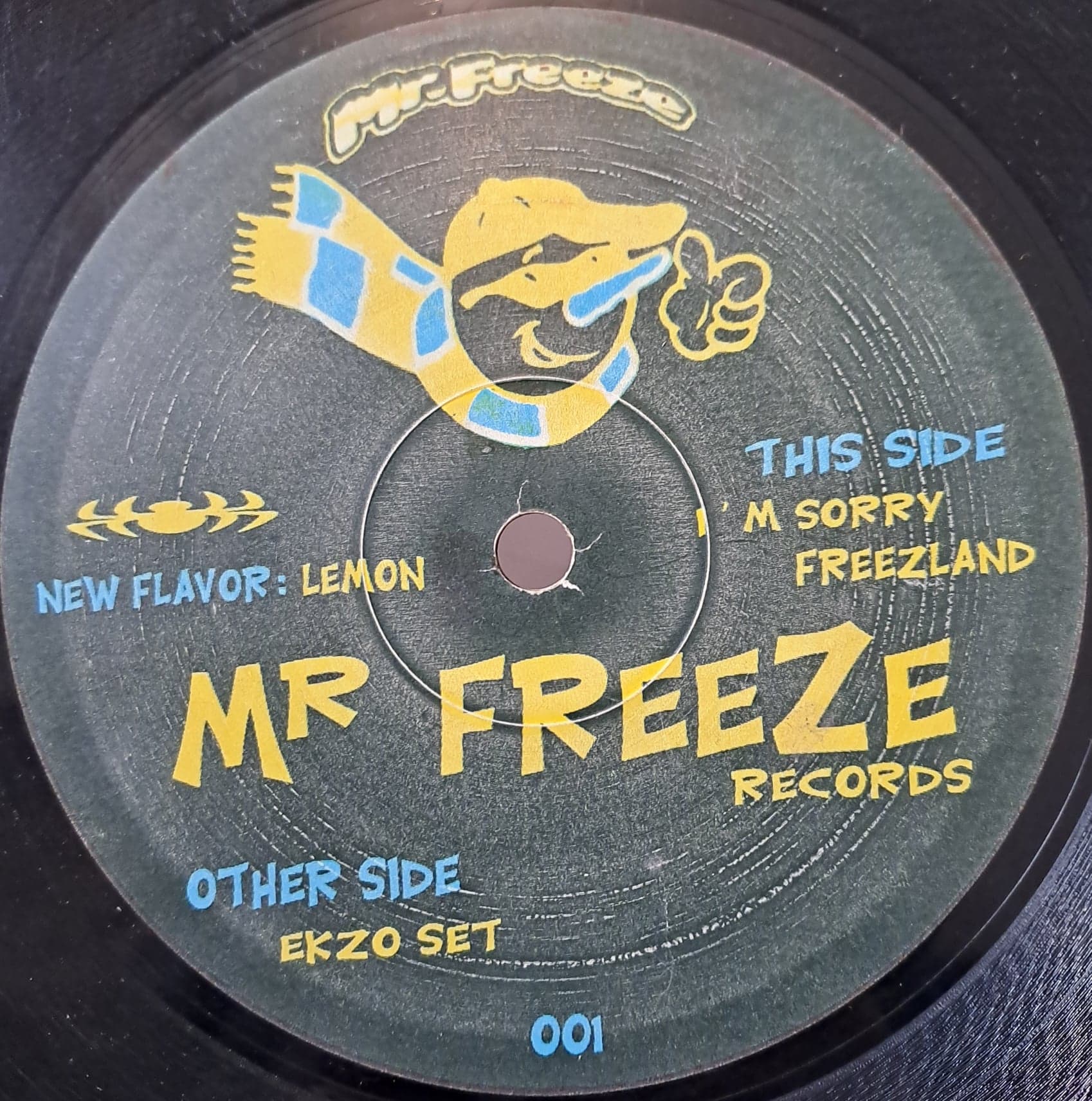 Mr. Freeze 001 - vinyle freetekno