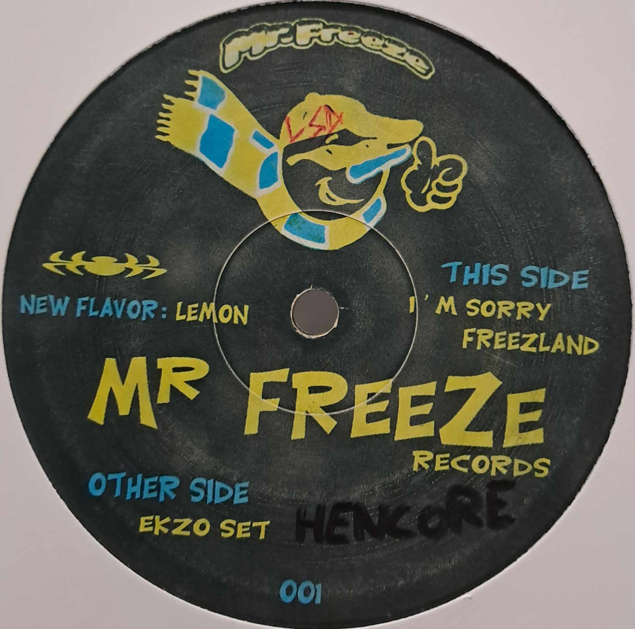 Mr. Freeze Records 001 (original) - vinyle freetekno