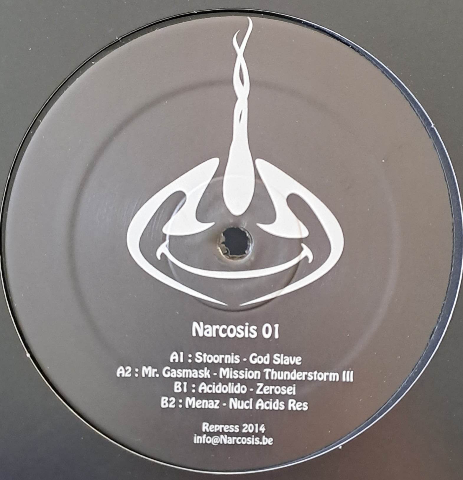 Narcosis 01 RP (toute dernière copie en stock) - vinyle acidcore
