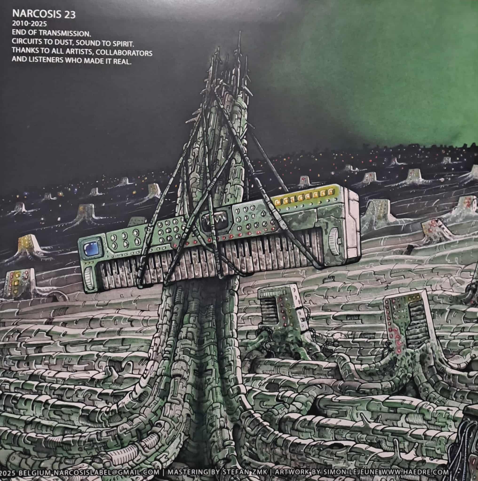 Narcosis 23 (double album) - vinyle acid