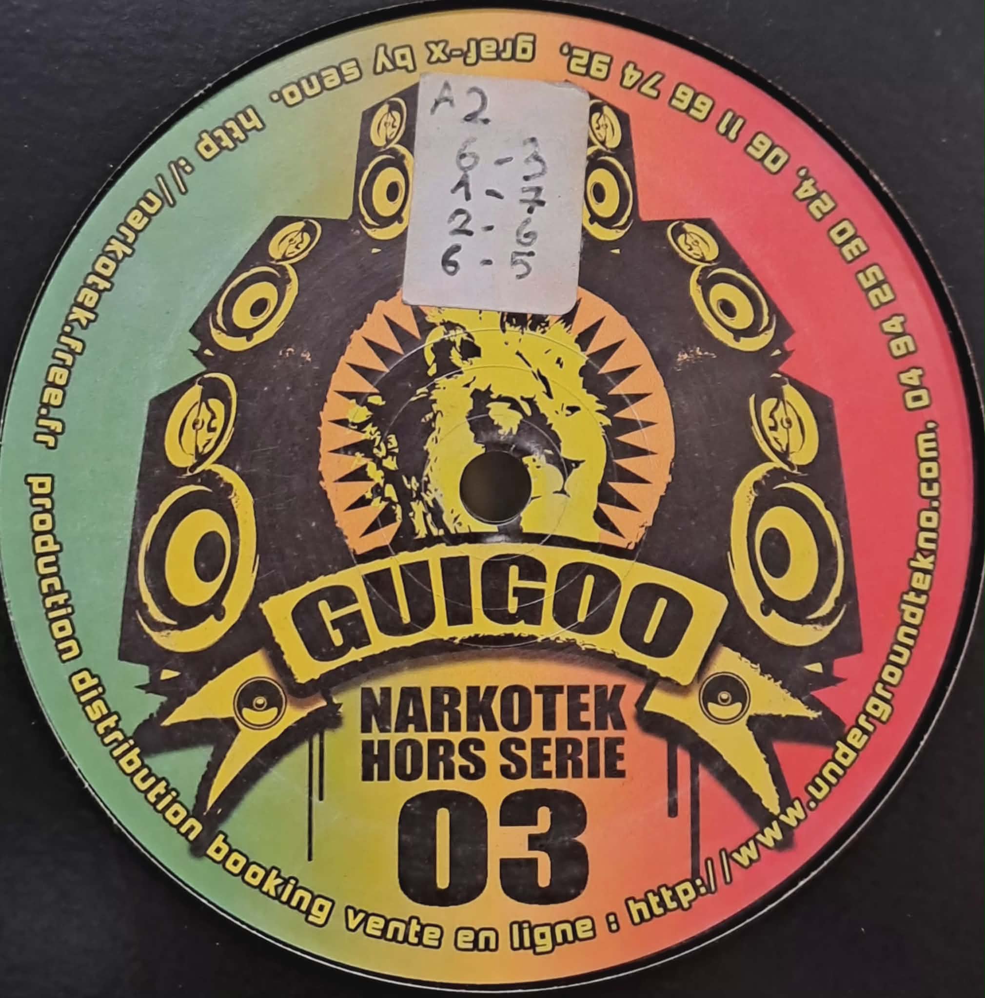 Narkotek HS 03 - vinyle raggatek