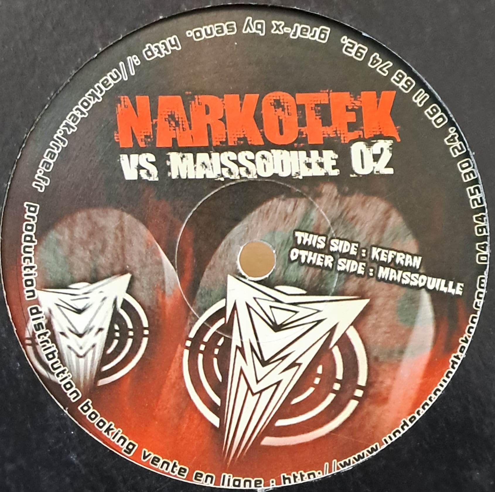 Narkotek Vs Maissouille 002 - vinyle freetekno
