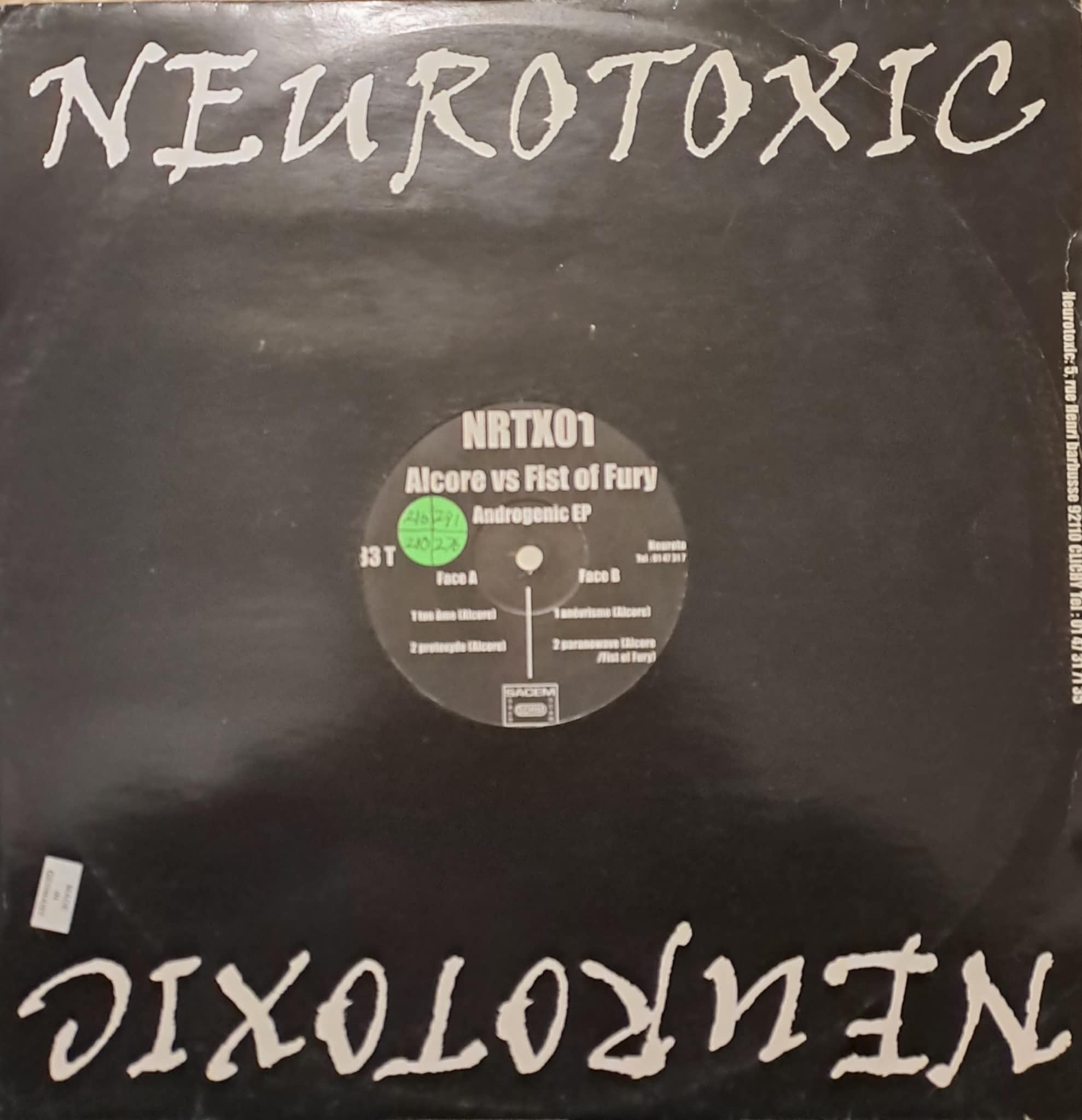 Neurotoxic 01 - vinyle hardcore