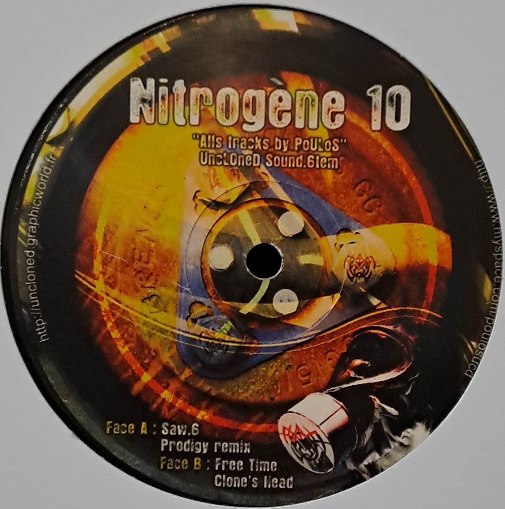 Nitrogene 10 - vinyle freetekno