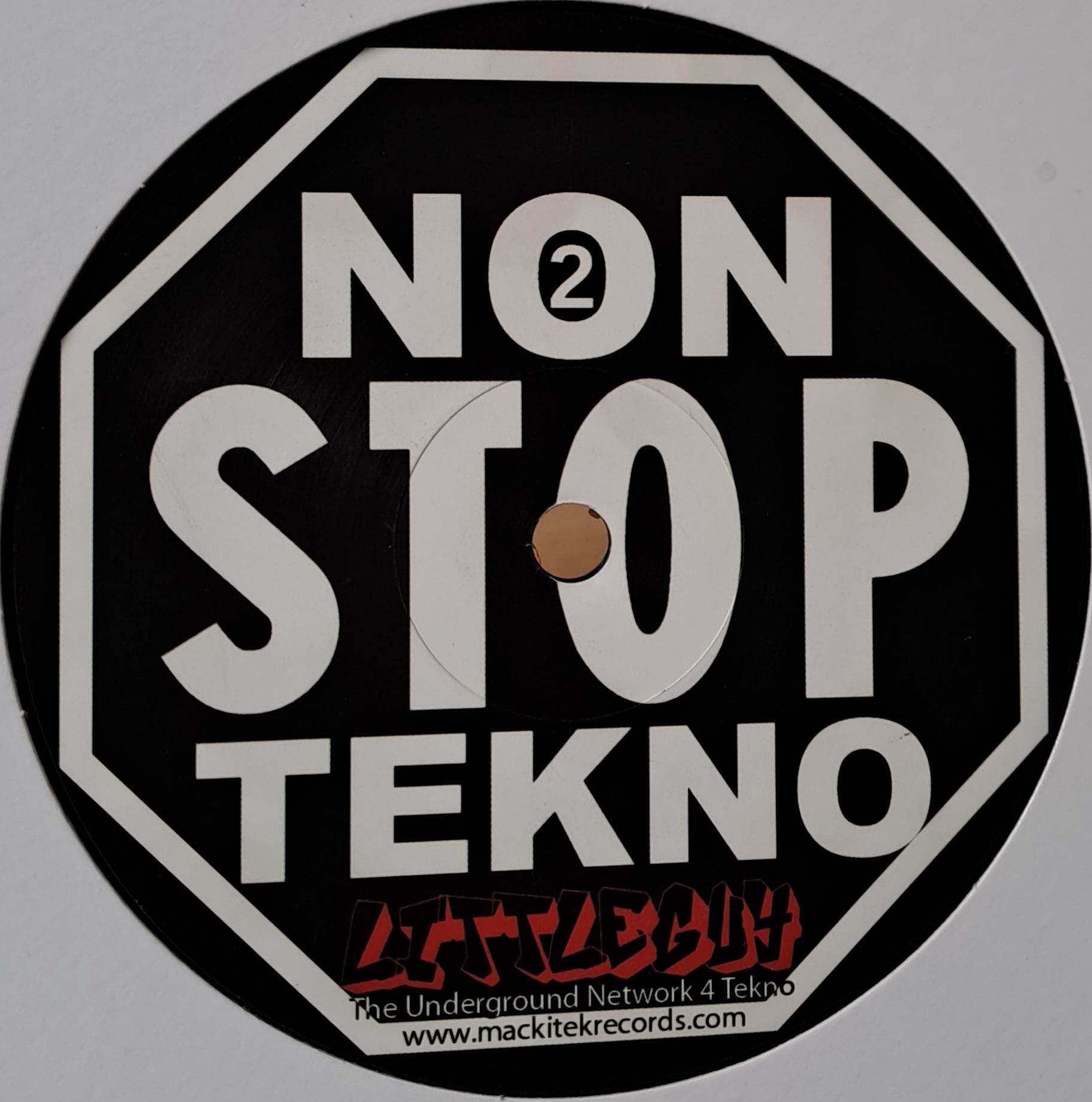 Non Stop Tekno 02 - vinyle freetekno