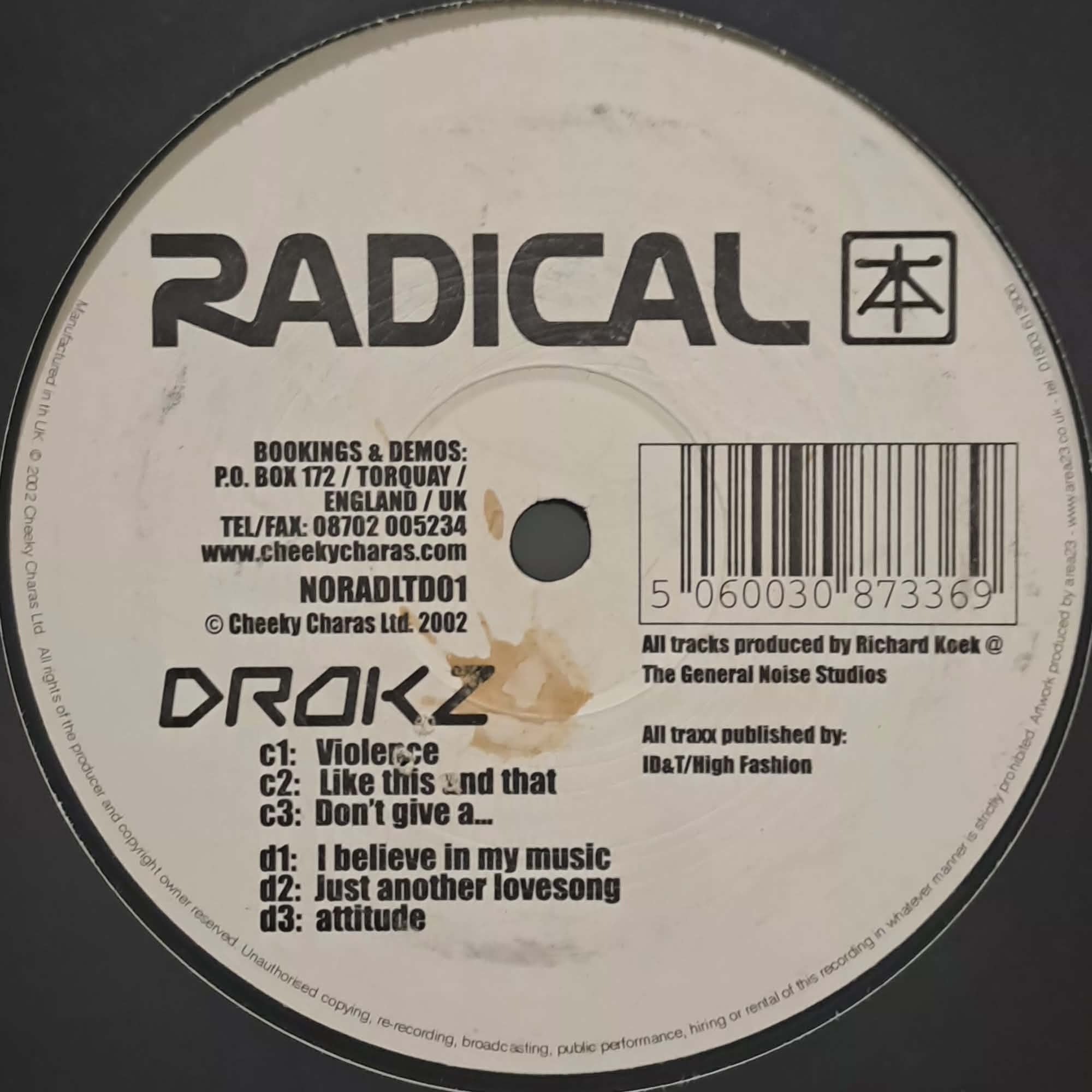 North Radical LTD 01 (seulement le disque 2) - vinyle hardcore