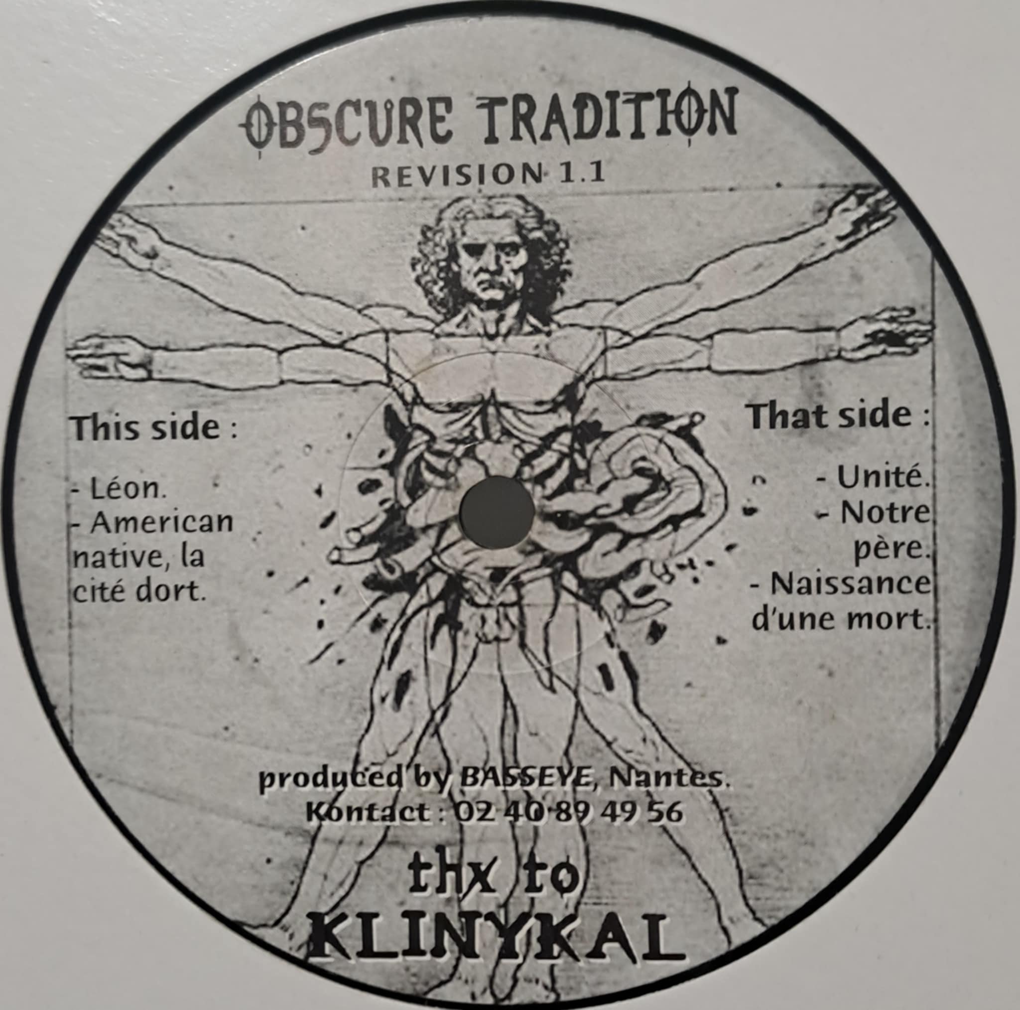 Obscure Tradition 01 - vinyle hardcore