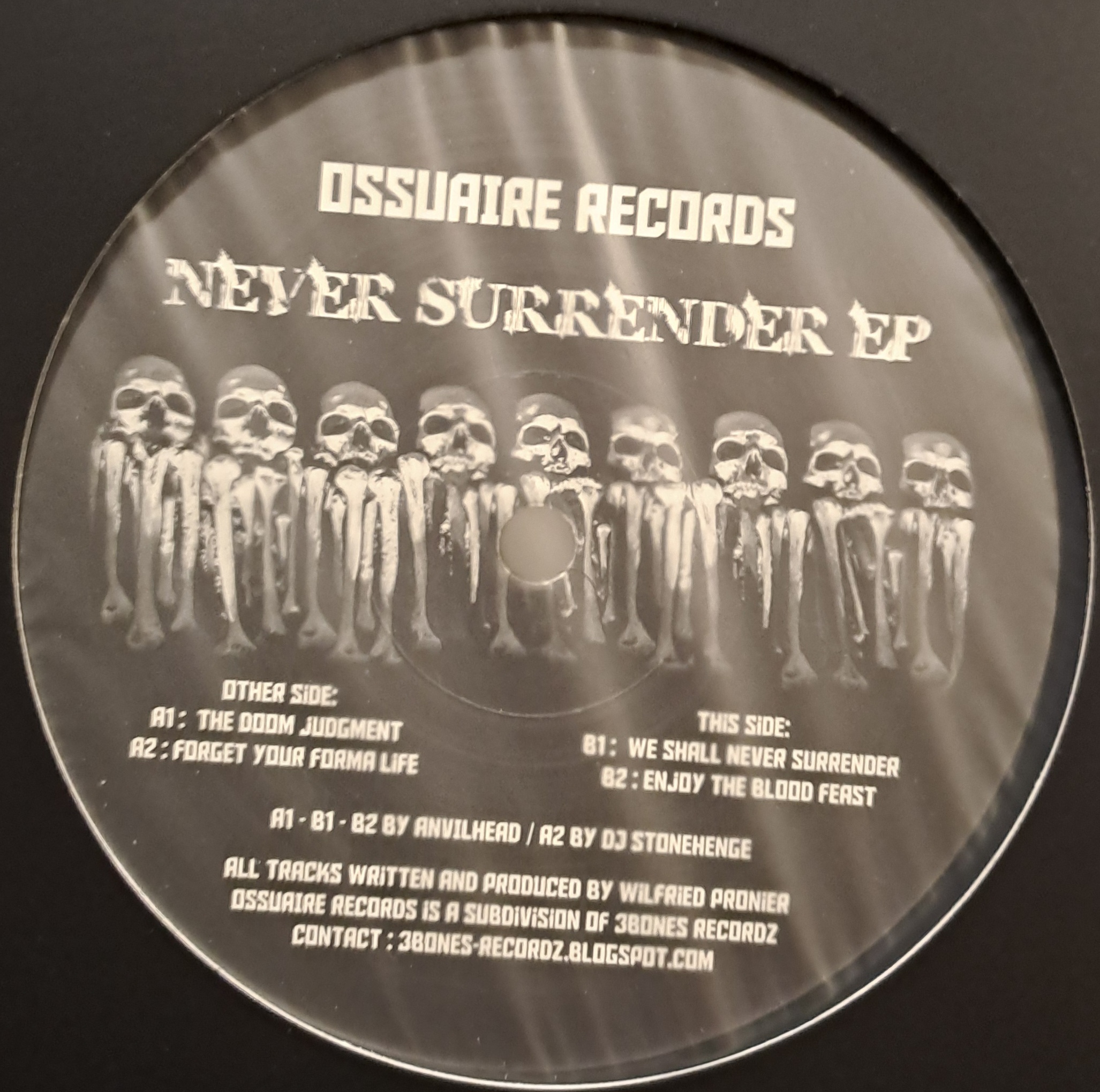 Ossuaire 01 - vinyle hardcore