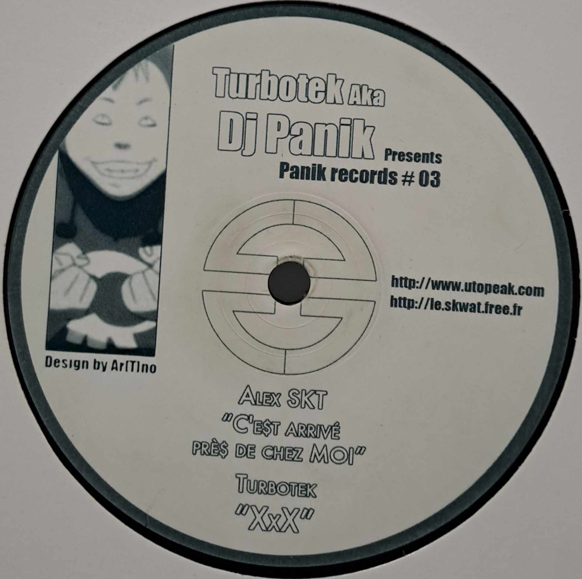 Panik Records 03 - vinyle freetekno