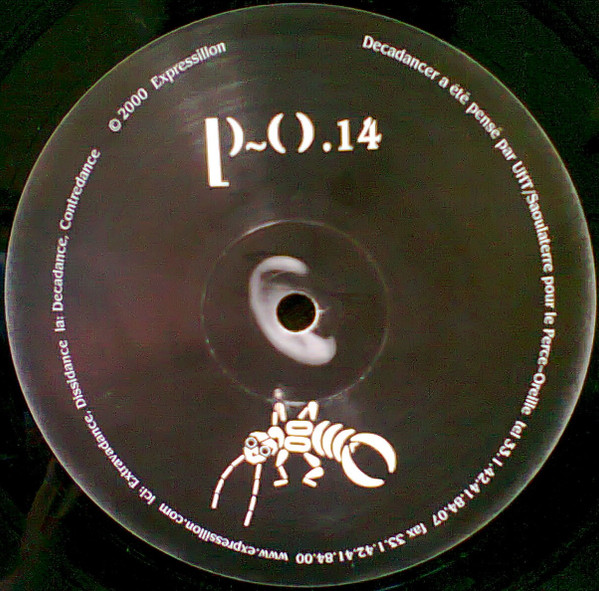 Perce~Oreille 14 - vinyle freetekno
