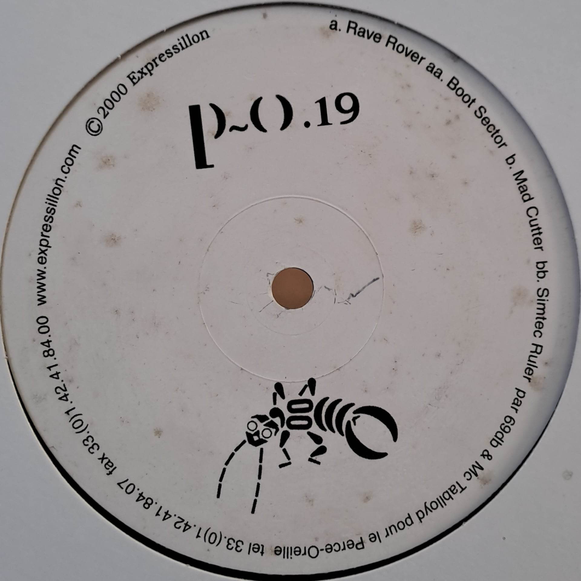 Perce~Oreille 19 - vinyle techno