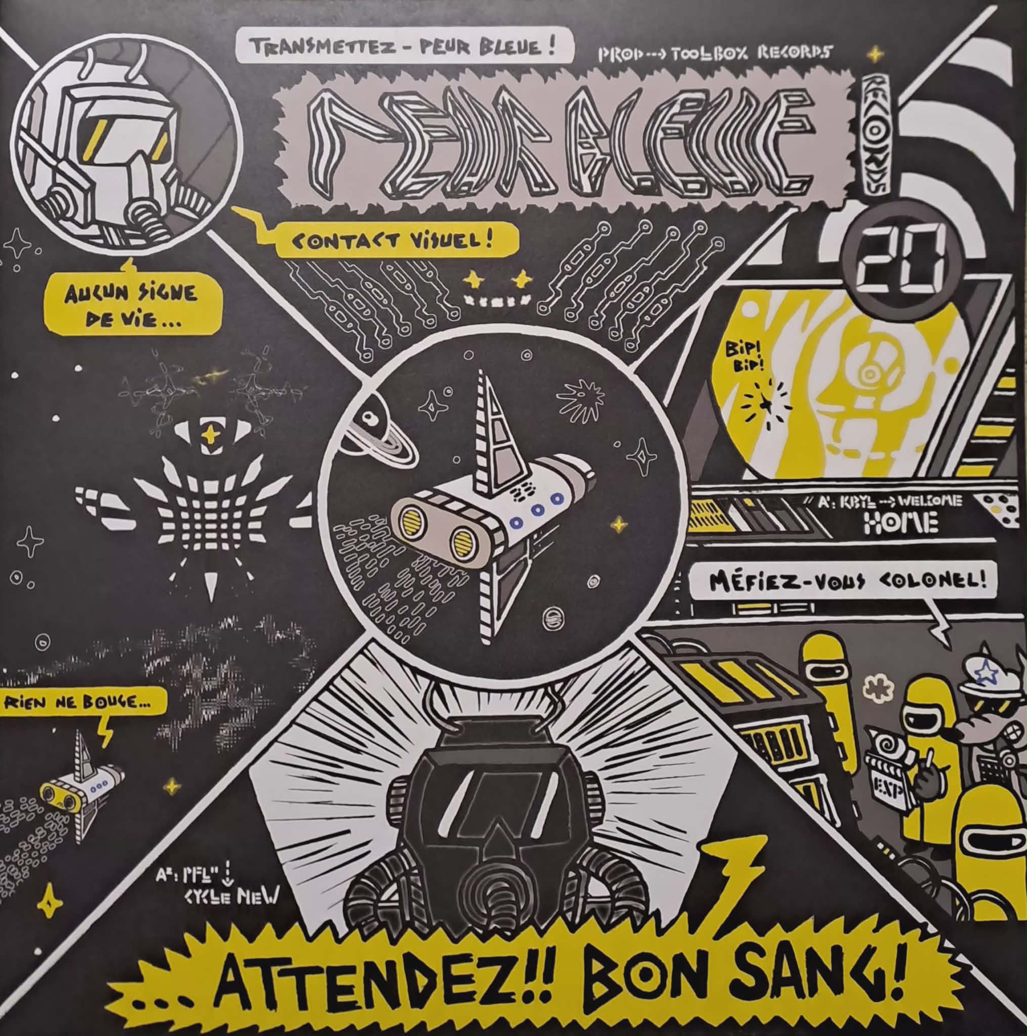 Peur Bleu 2020 RP (double album) - vinyle freetekno