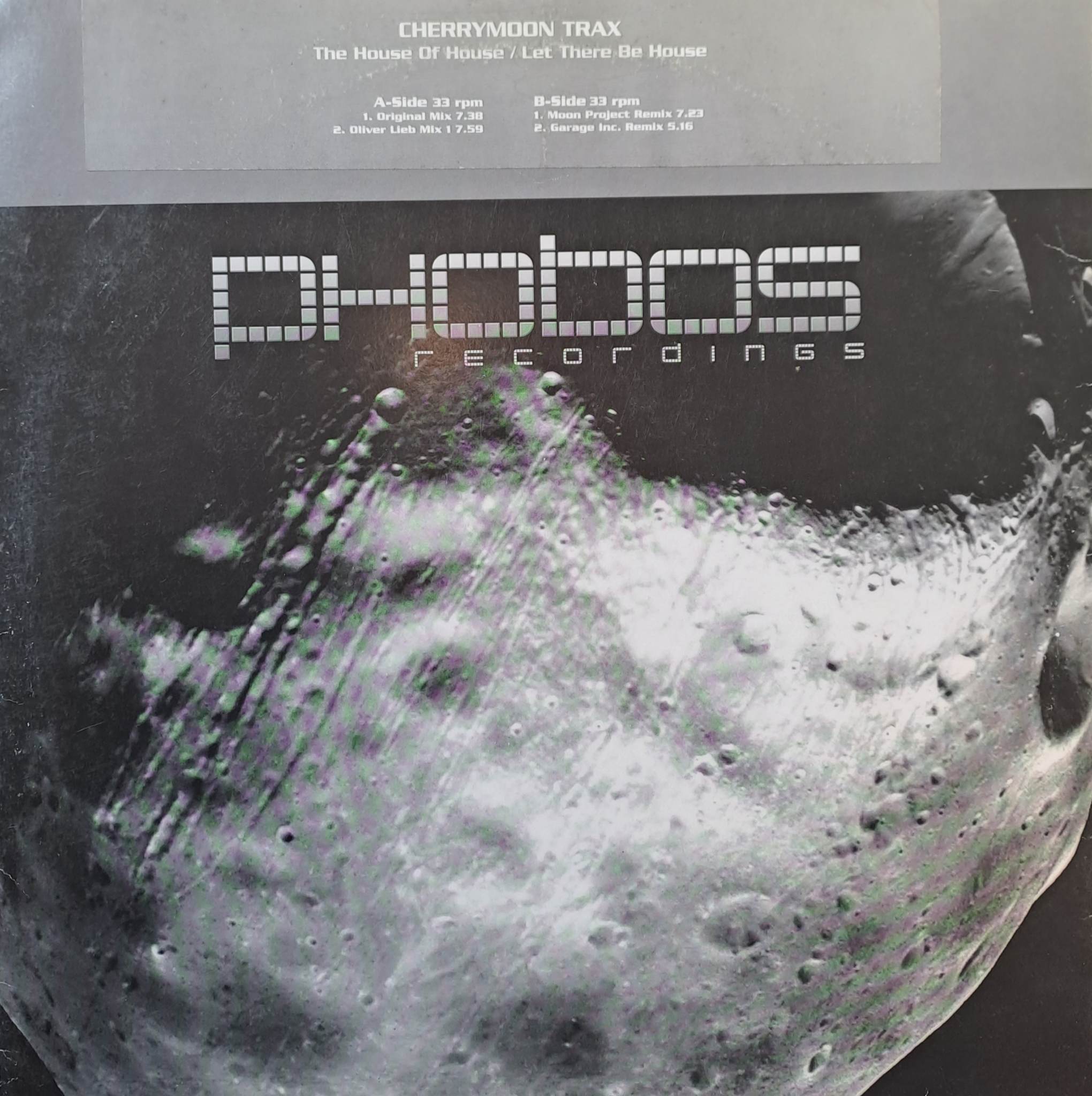Phobos Recordings 03512 - vinyle techno