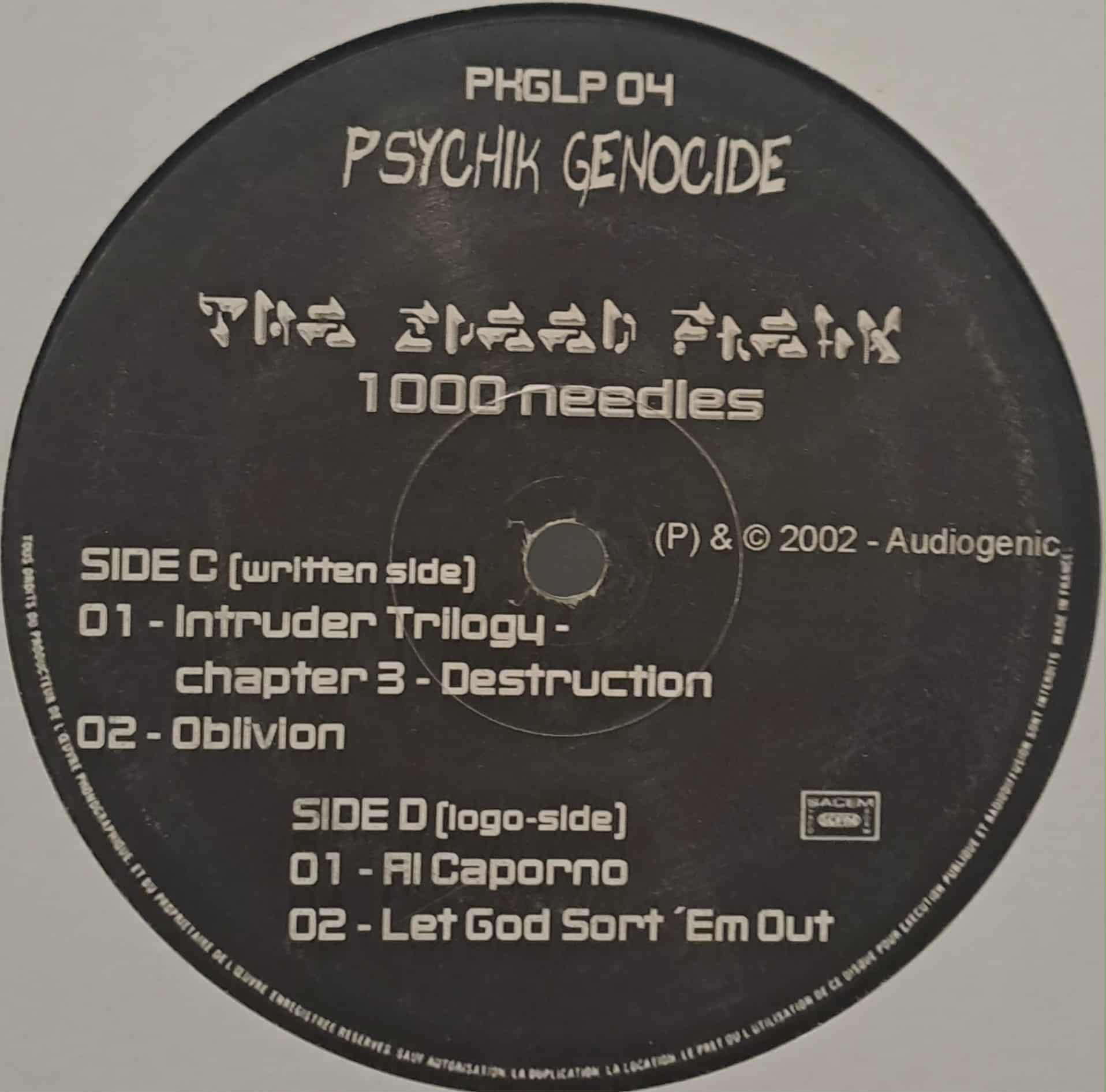 Psychik Genocide LP 04 (seulement le disque C-D)) - vinyle hardcore