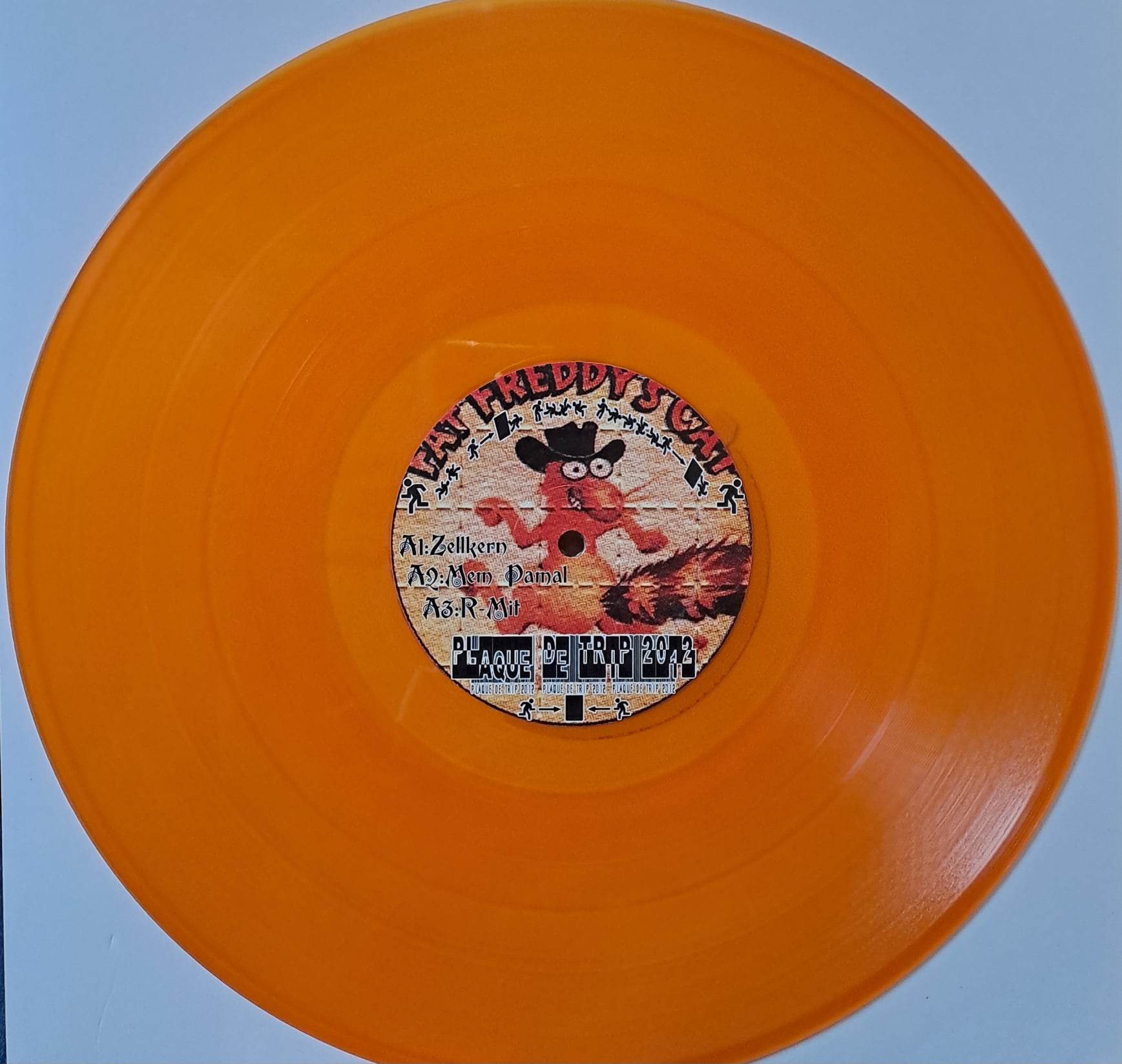 Plaque De Trip 2012 (orange) - vinyle freetekno