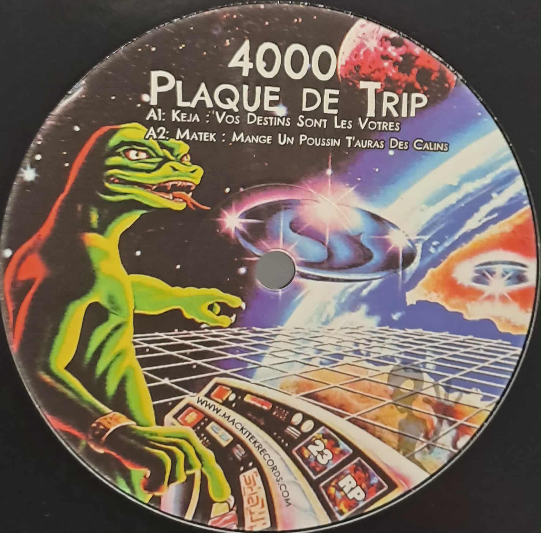 Plaque De Trip 4000 RP - vinyle freetekno