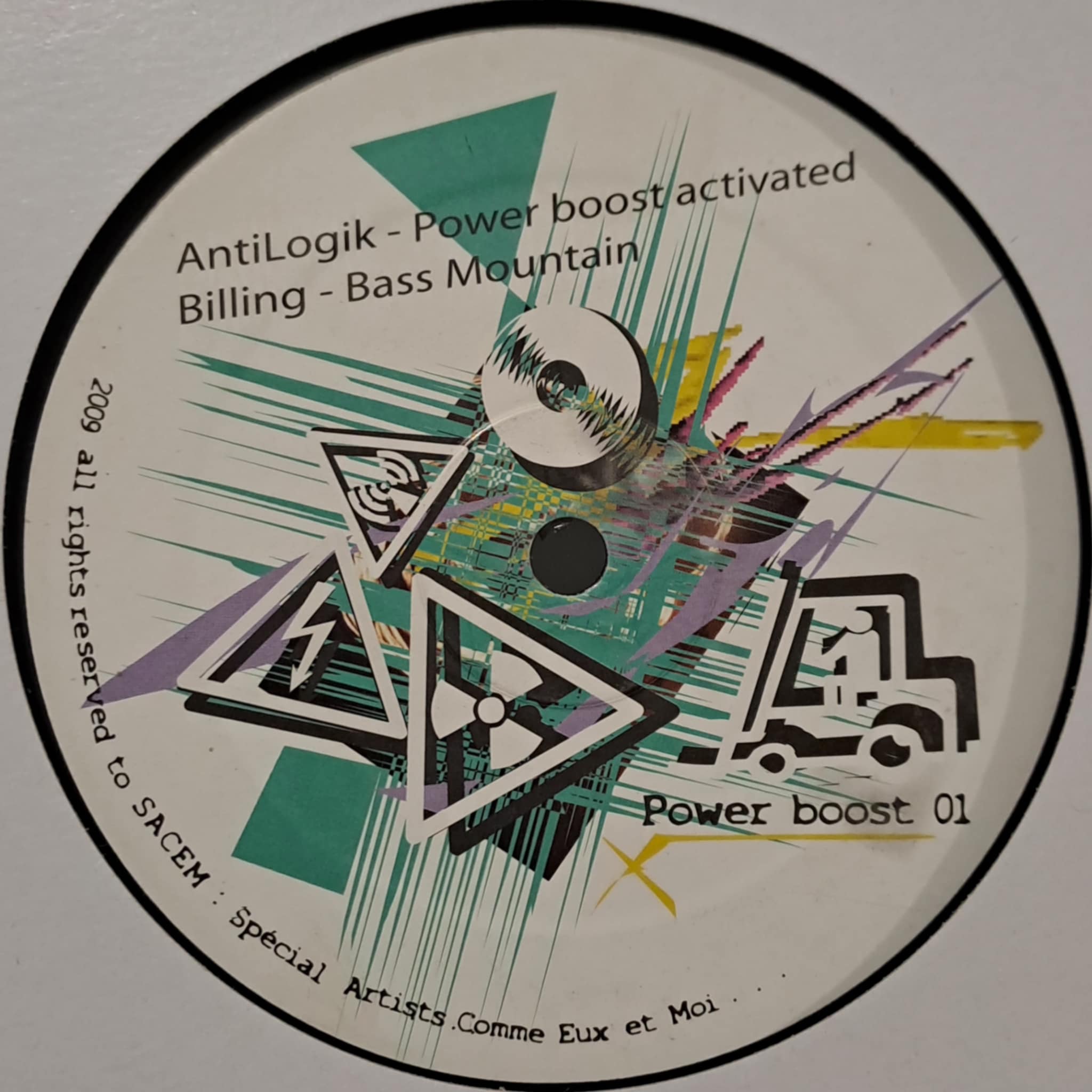 Power Boost 01 - vinyle freetekno