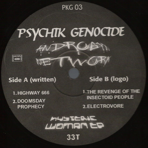 Psychik Genocide 003 - vinyle hardcore