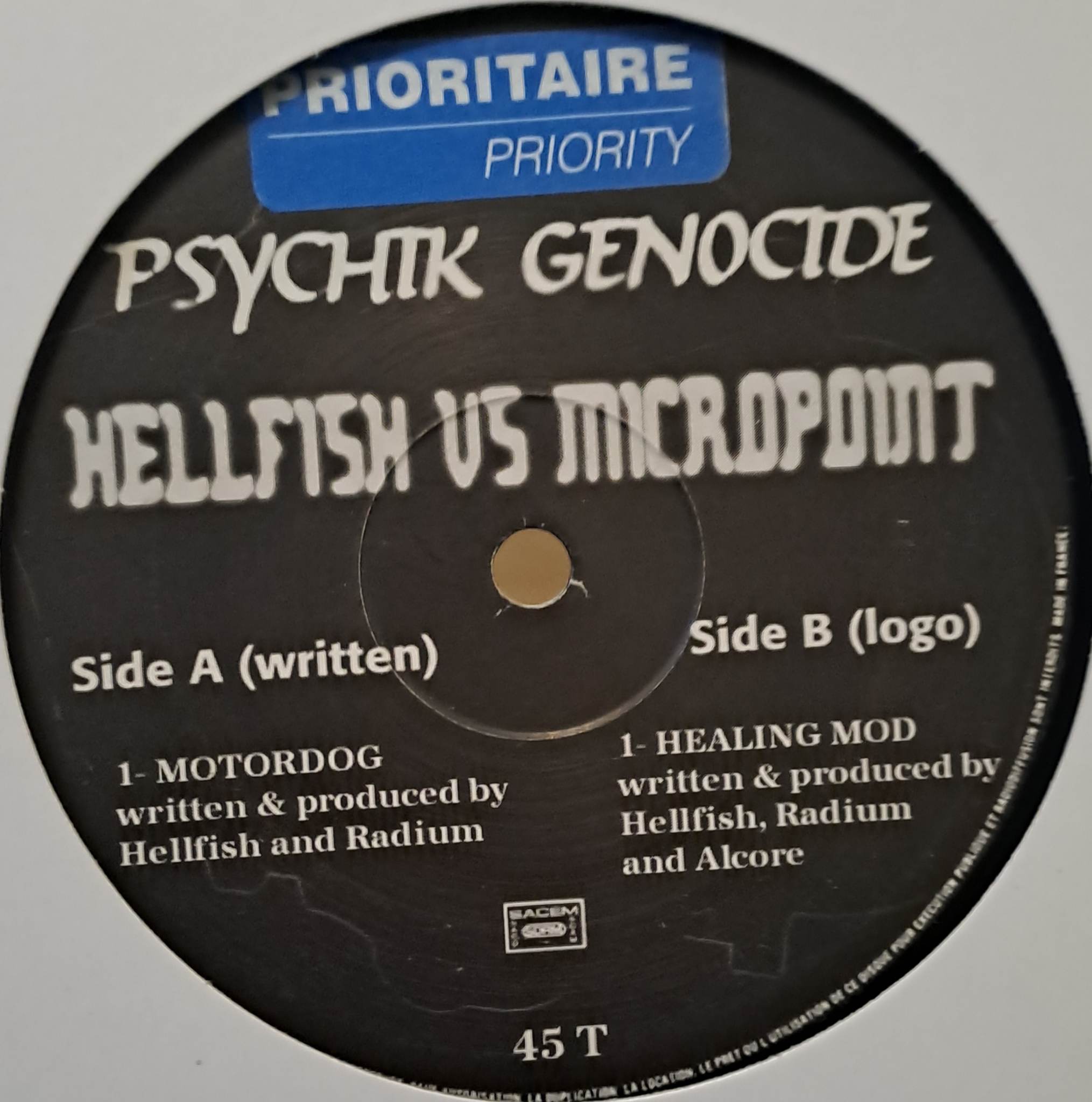 Psychik Genocide 009 - vinyle hardcore