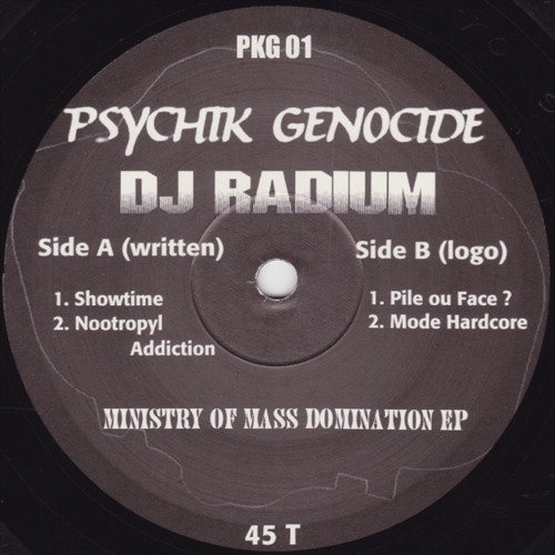 Psychik Genocide 01 - vinyle hardcore