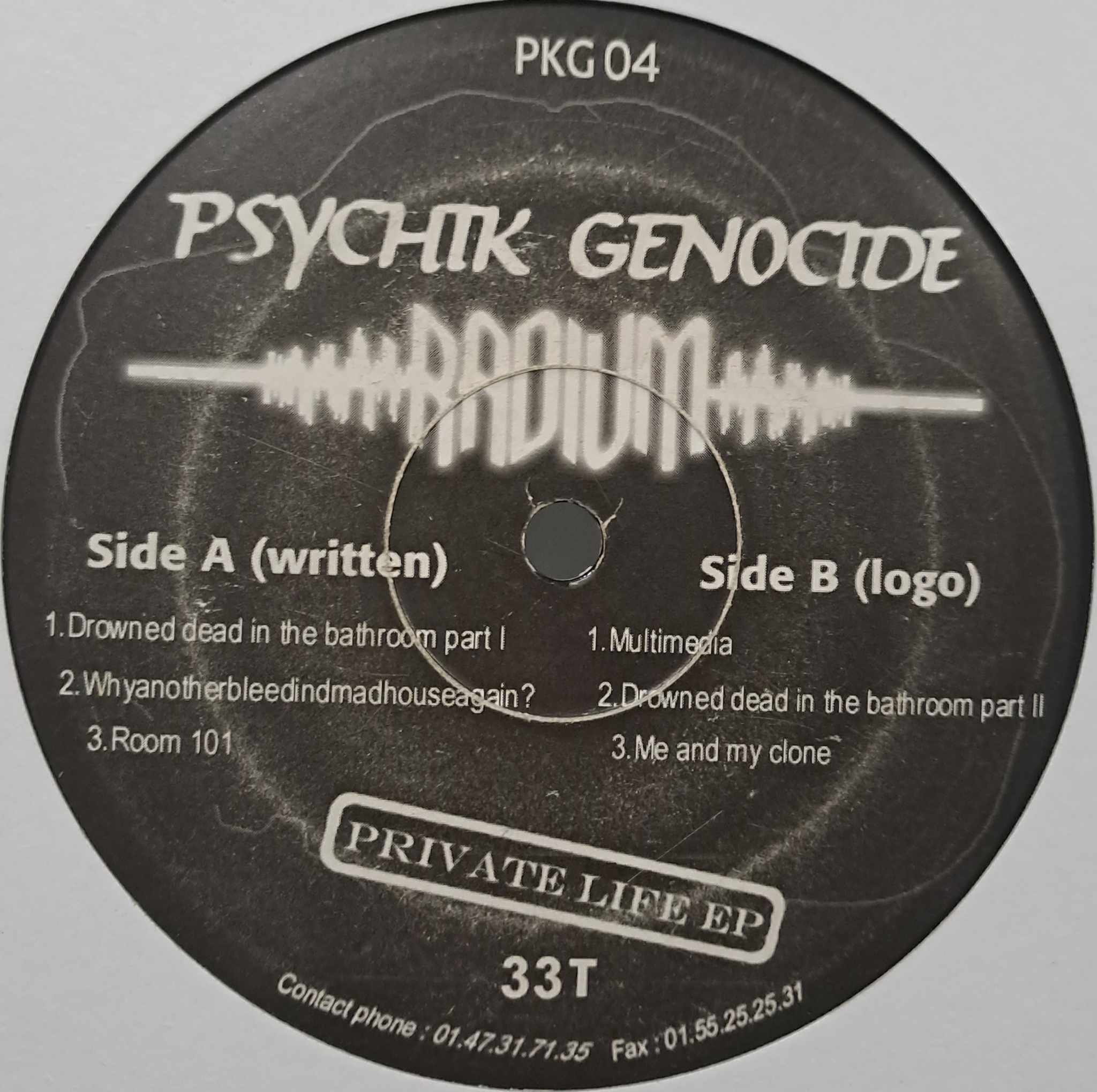 Psychik Genocide 04 - vinyle hardcore