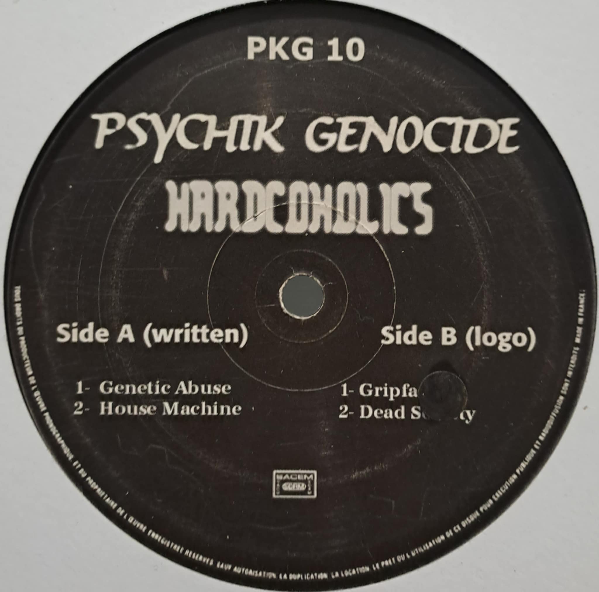 Psychik Genocide 10 - vinyle hardcore