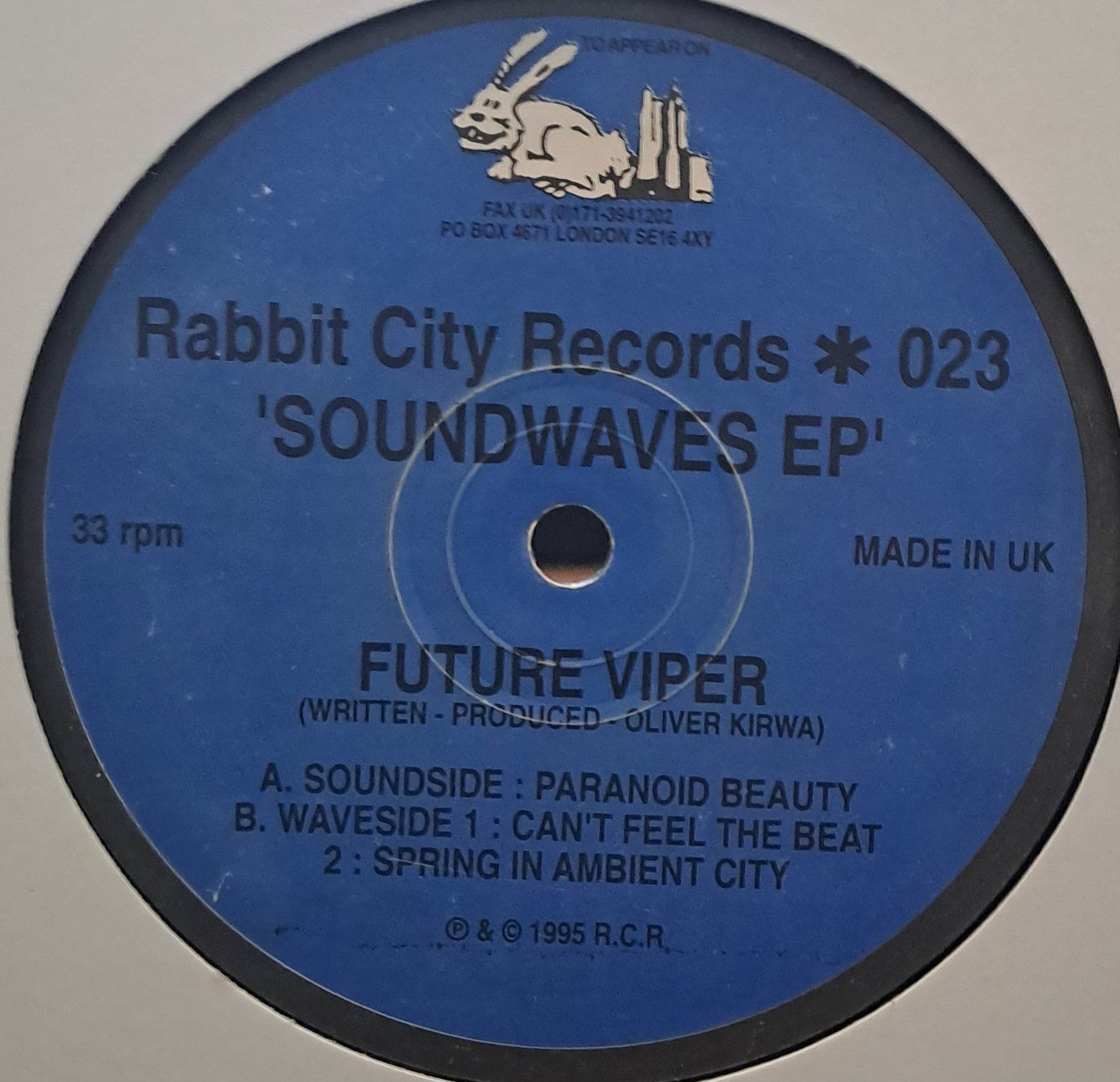 Rabbit City Records 23 - vinyle gabber