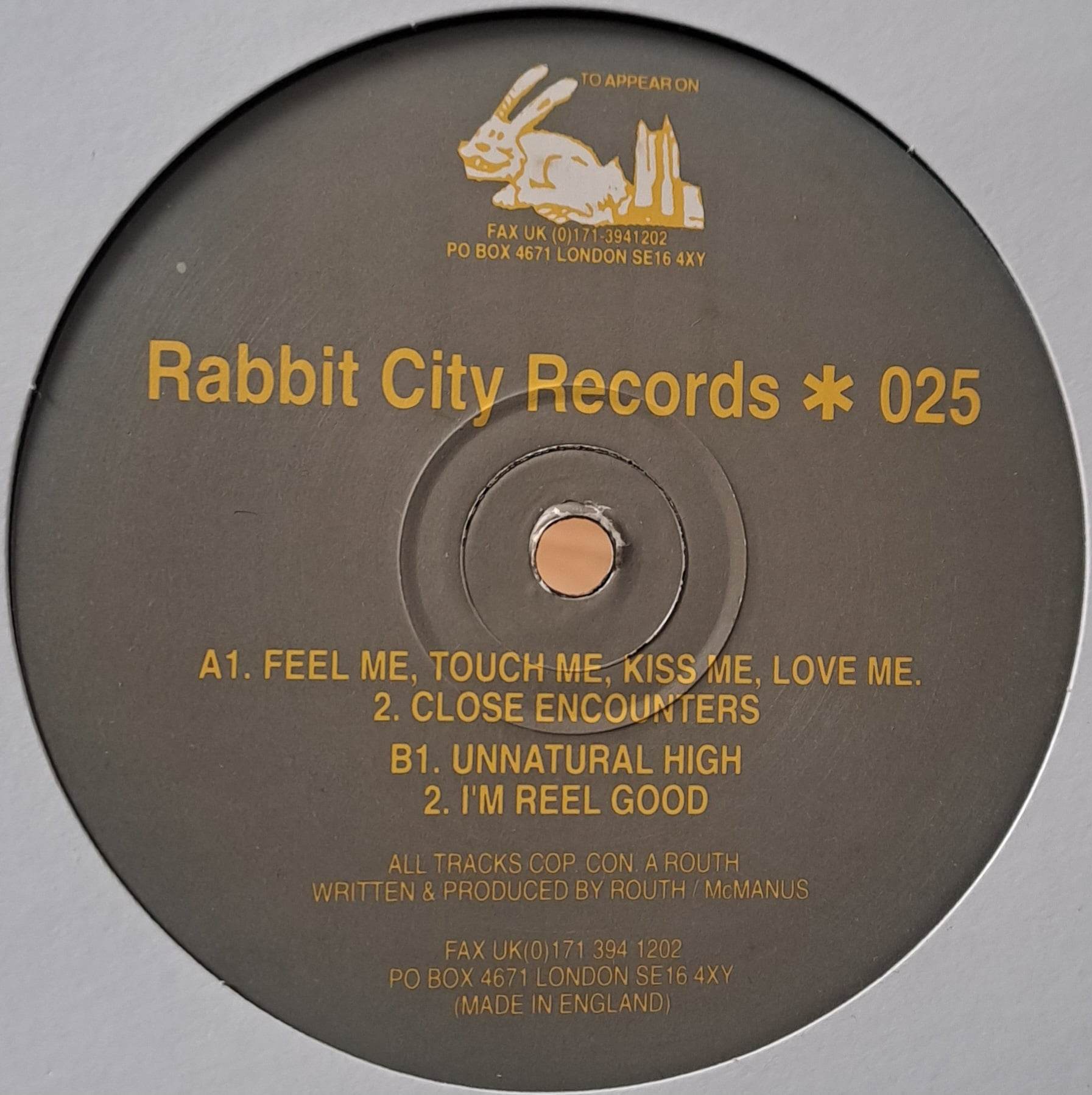 Rabbit City Records 25 - vinyle acid