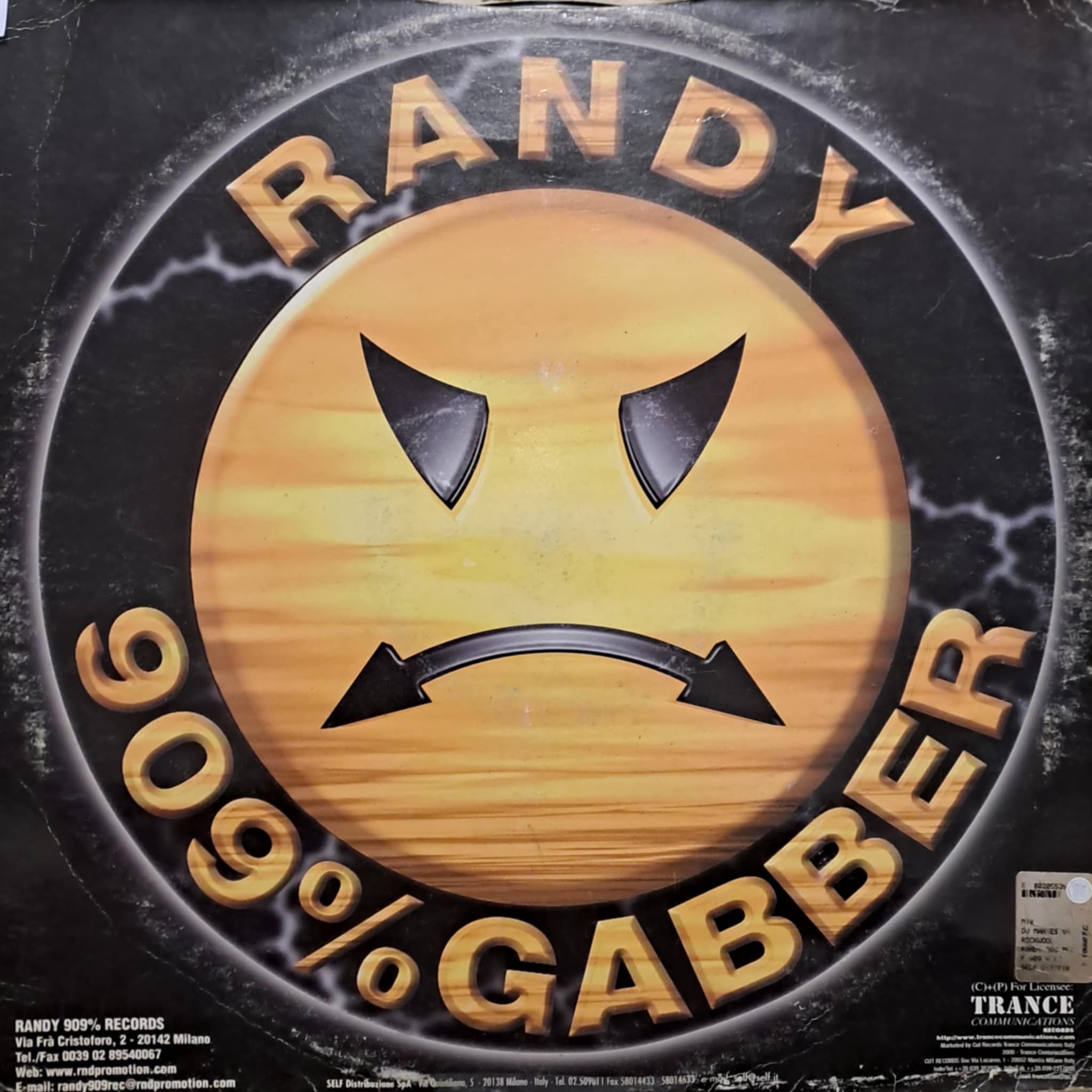 Randy 909 % Records H 03 - vinyle hardcore