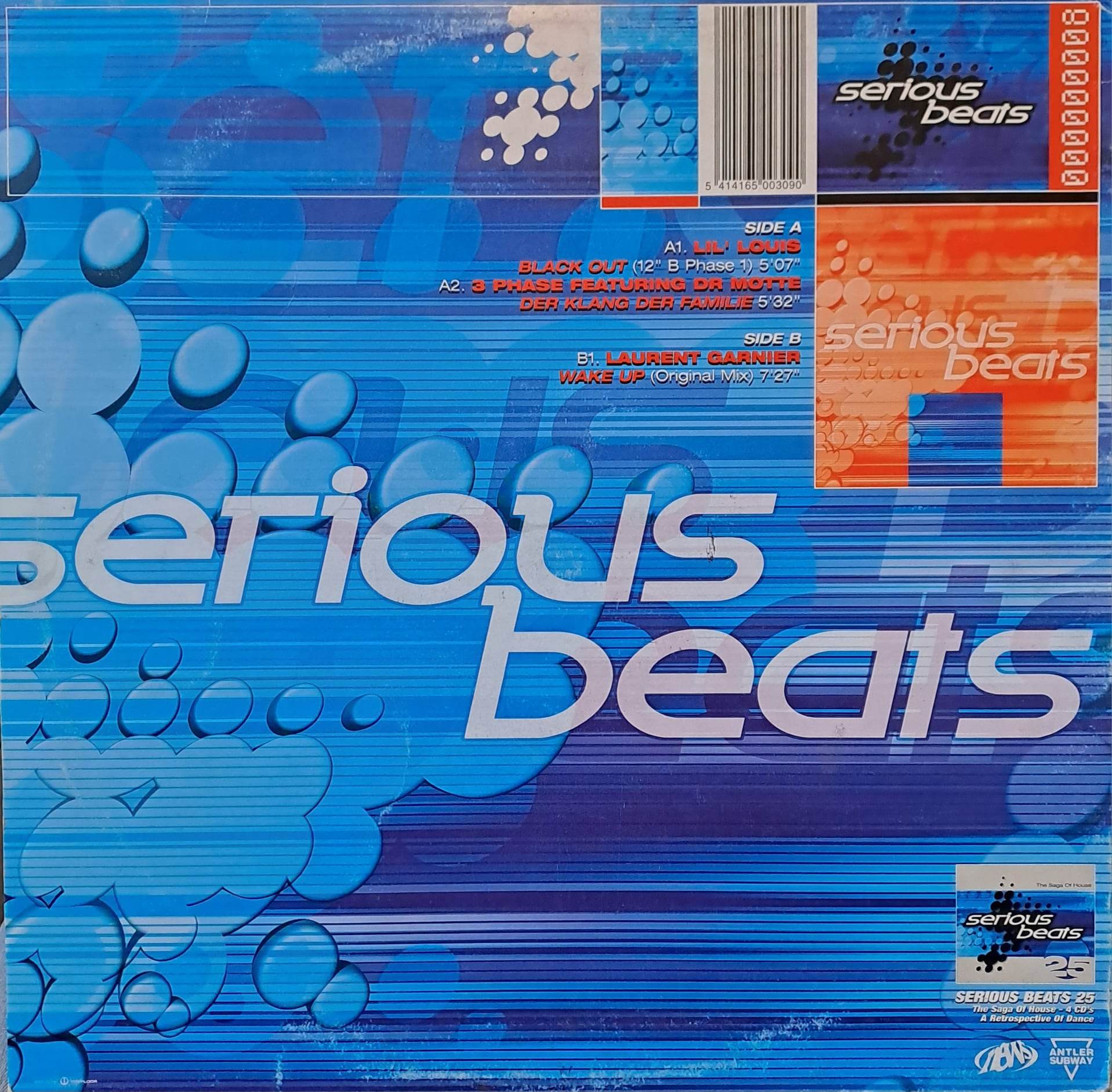 Serious Beats 25 - vinyle Trance