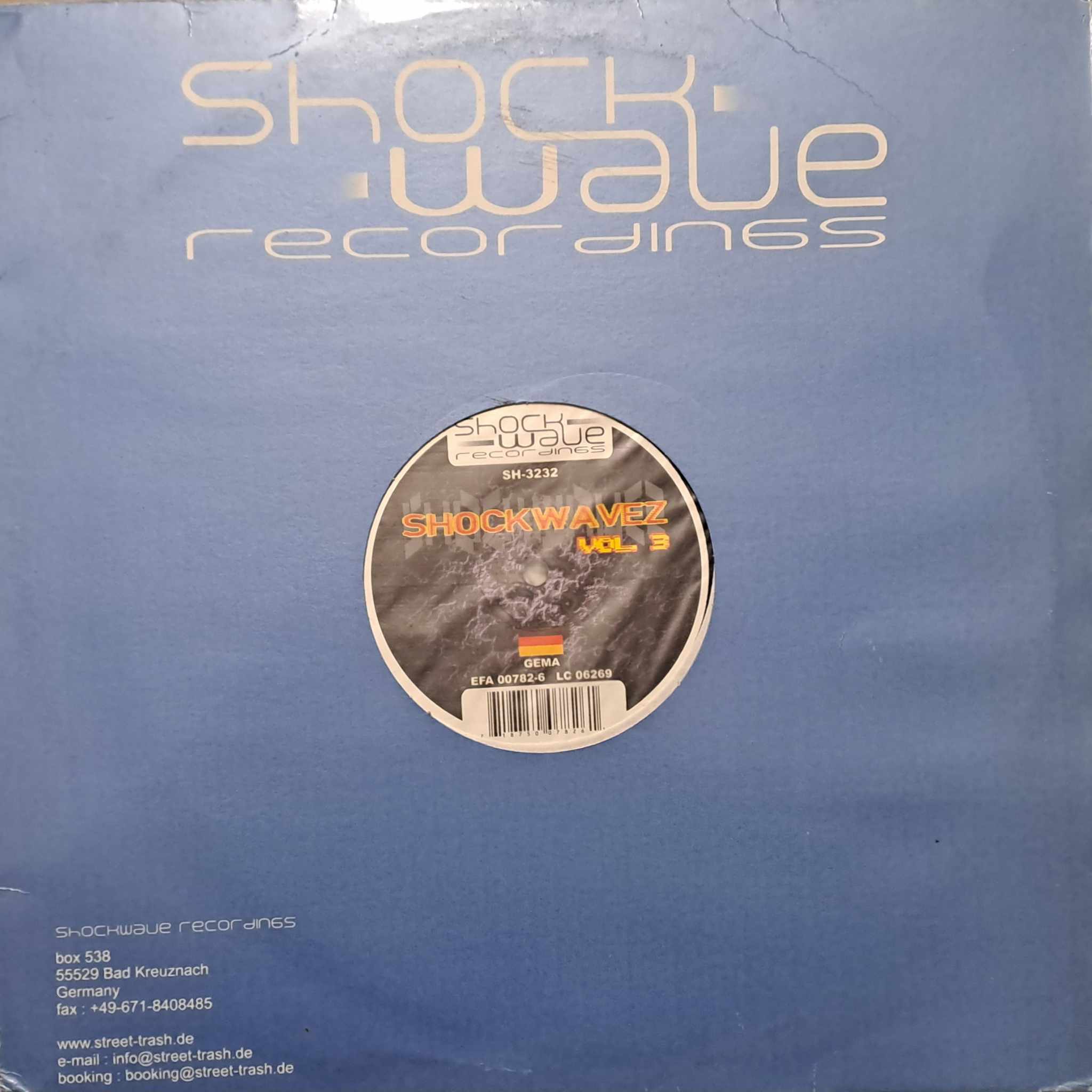 Shockwave Recordings 3232 - vinyle hardcore