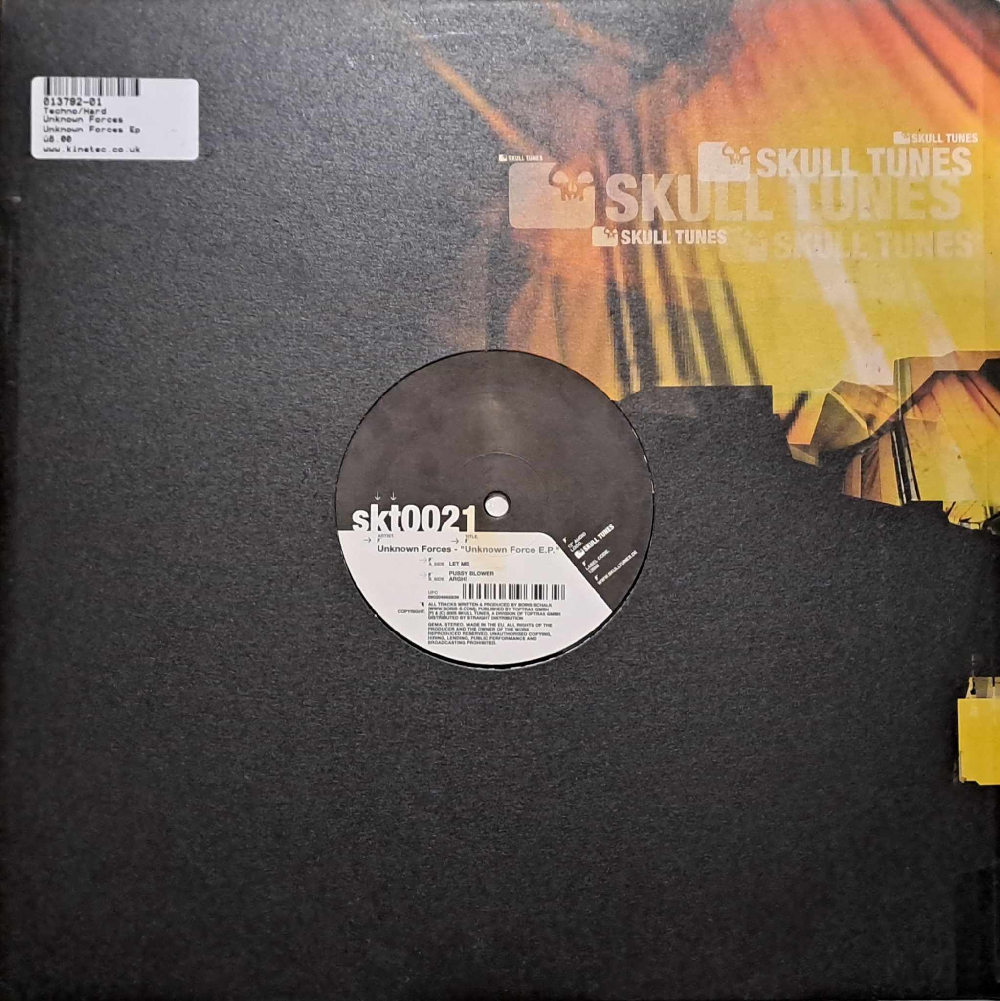 Skull Tunes 0021 - vinyle hard techno