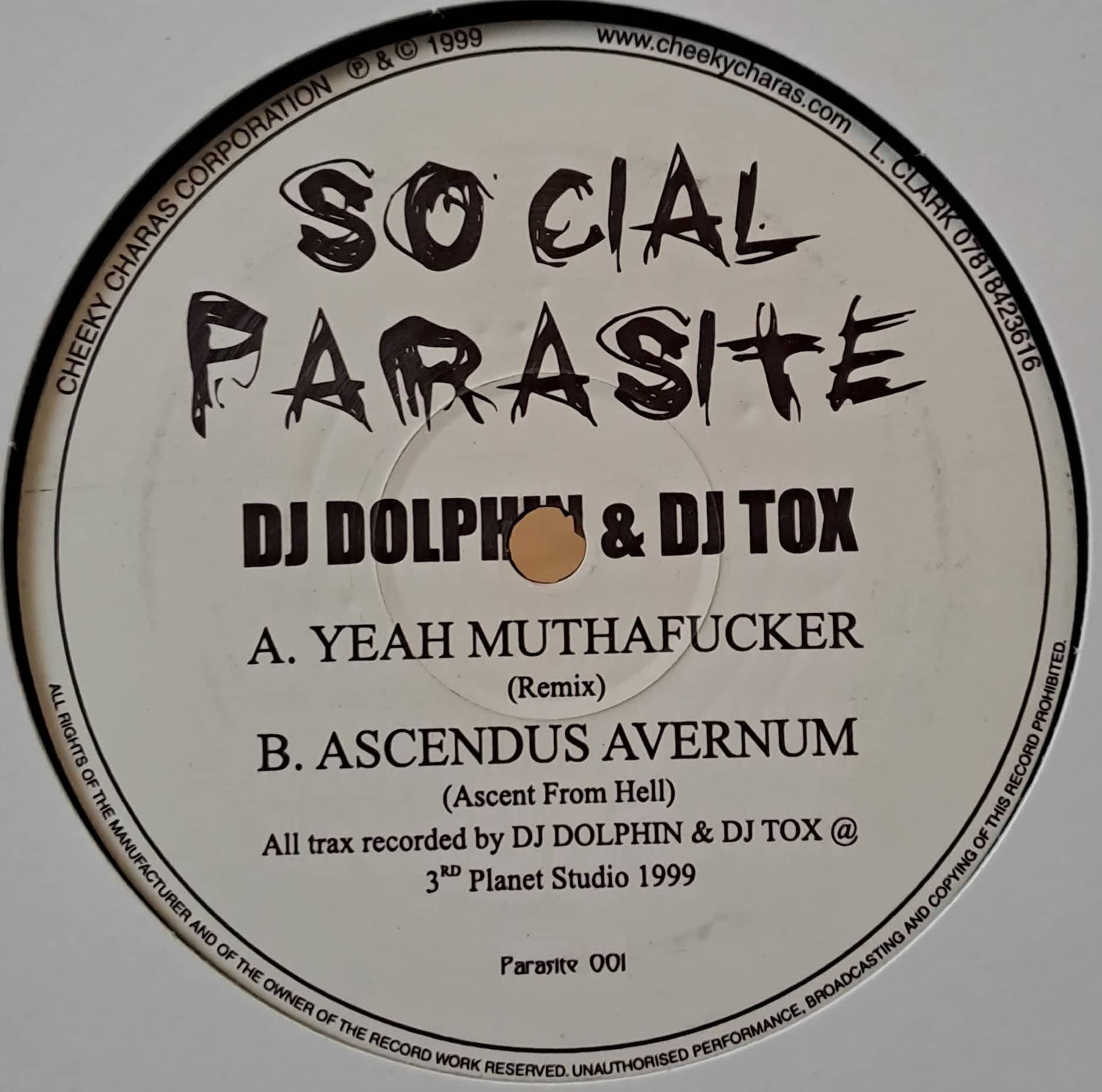 Social Parasite 01 - vinyle hardcore