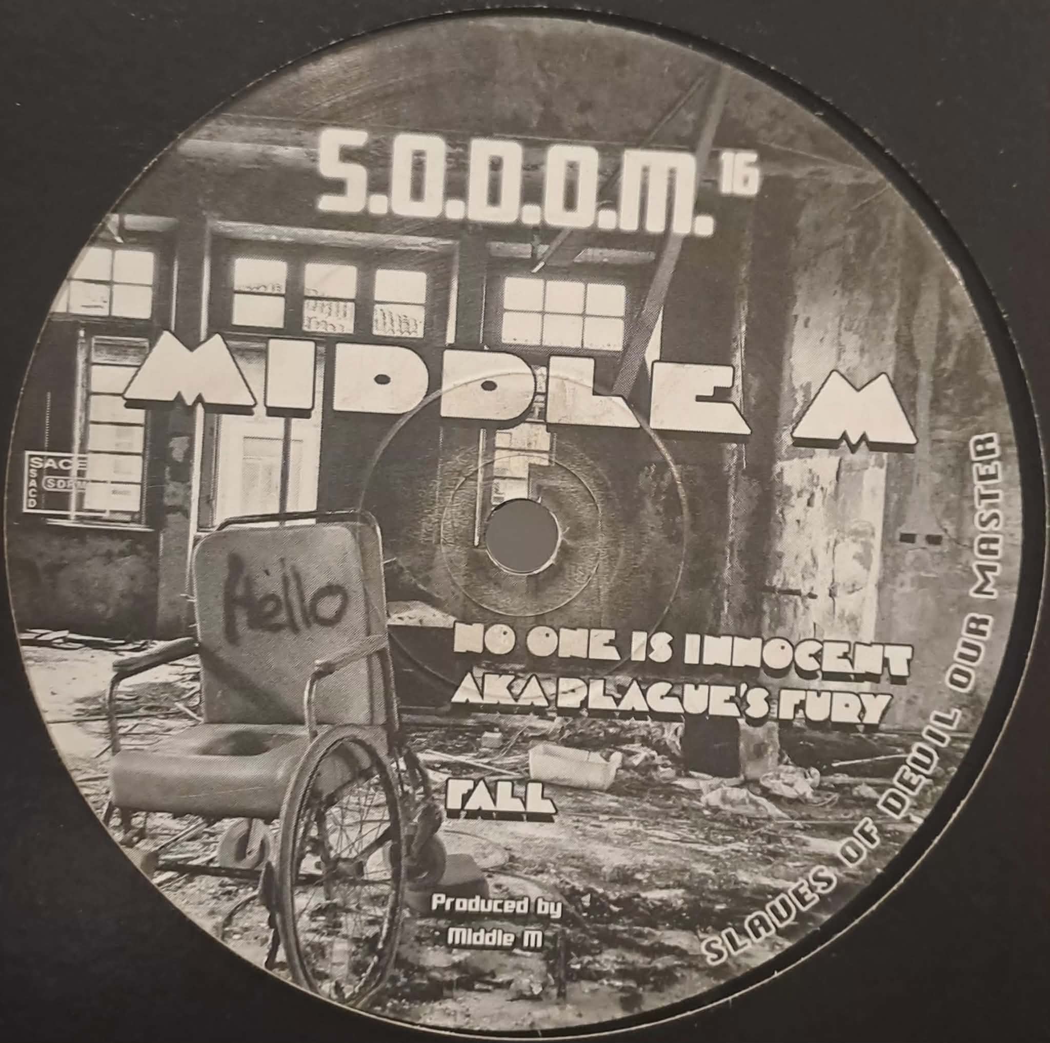 S.O.D.O.M. 16 - vinyle hardcore