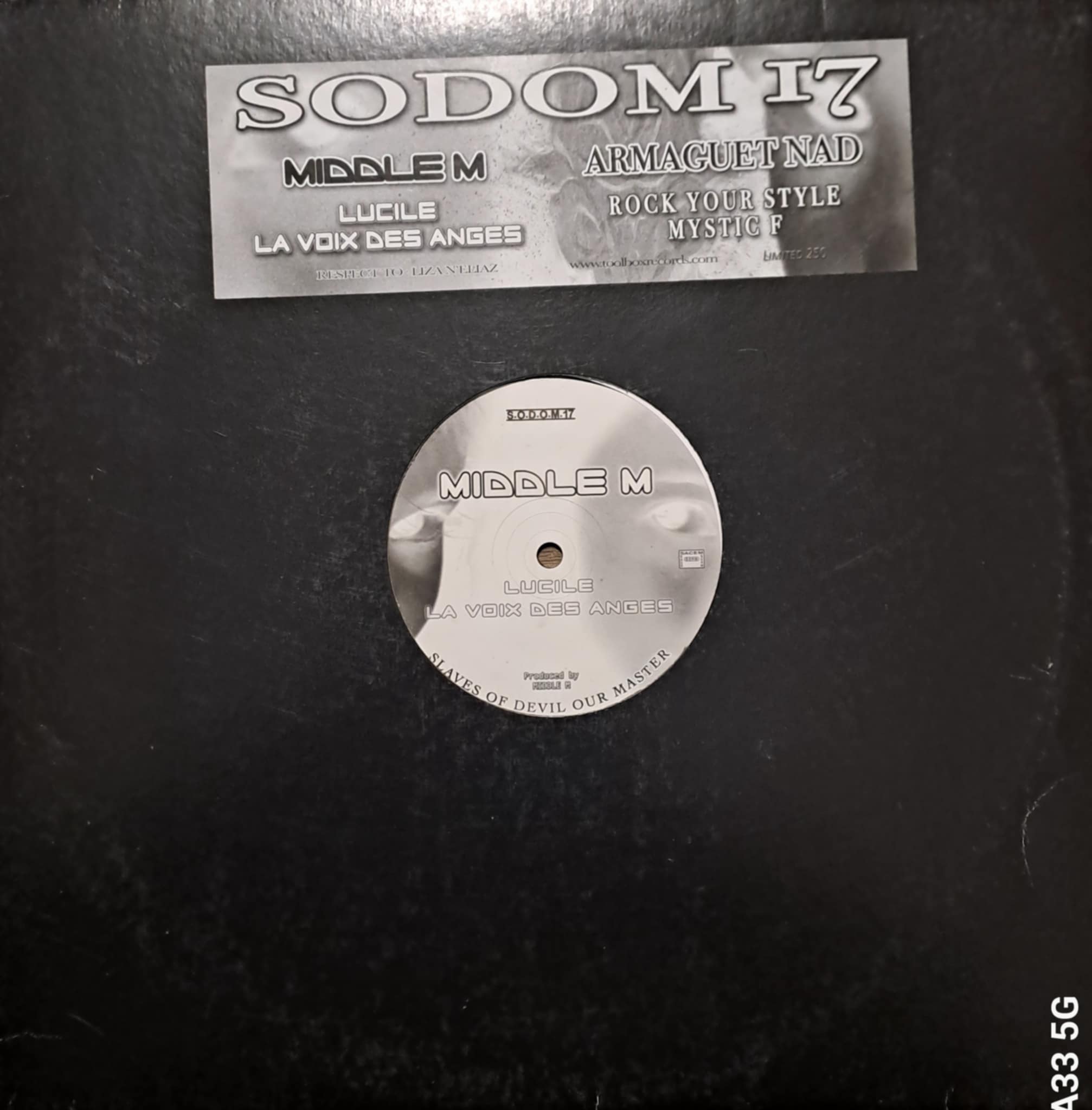 S.O.D.O.M. 17 - vinyle hardcore