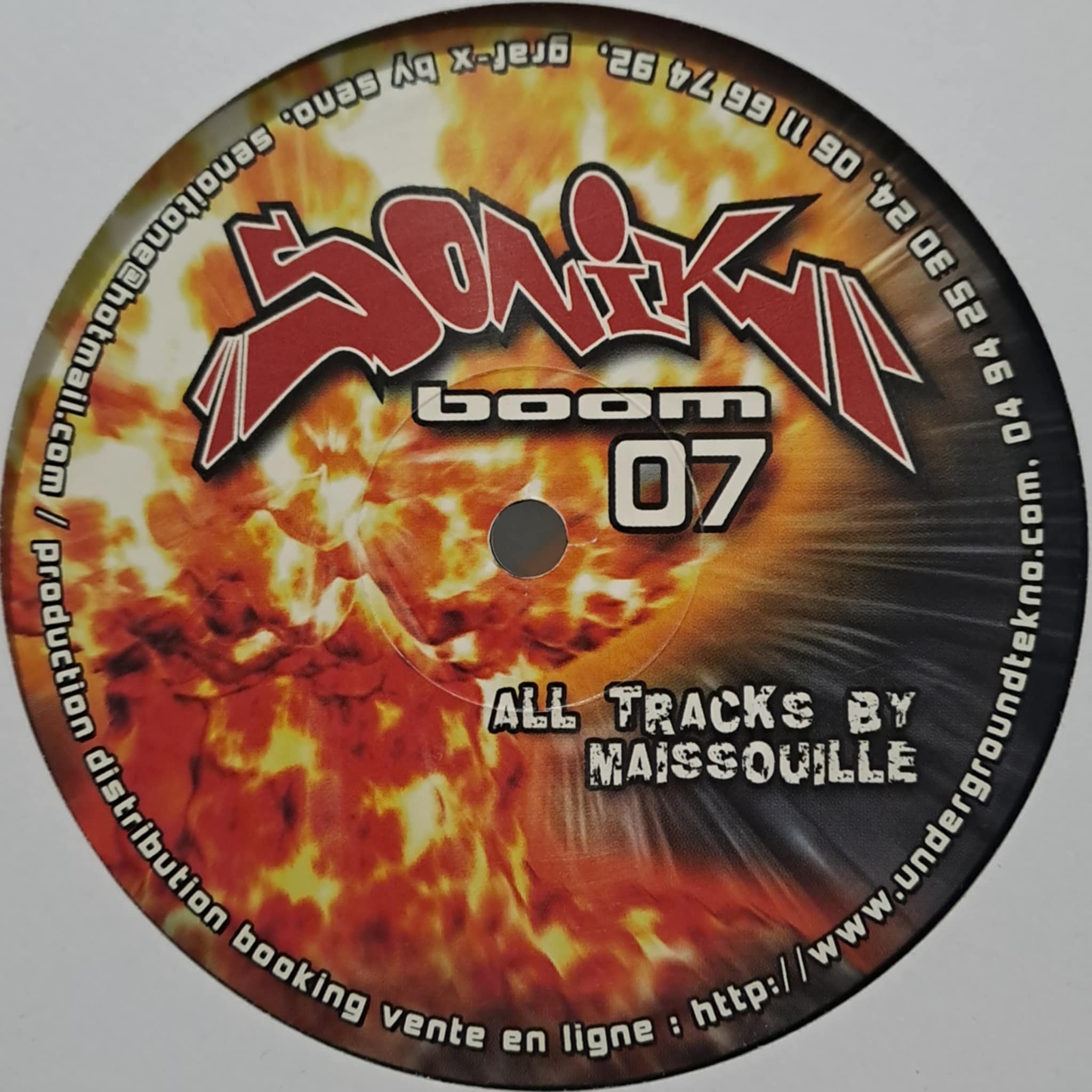 Sonik Boom 07 - vinyle freetekno