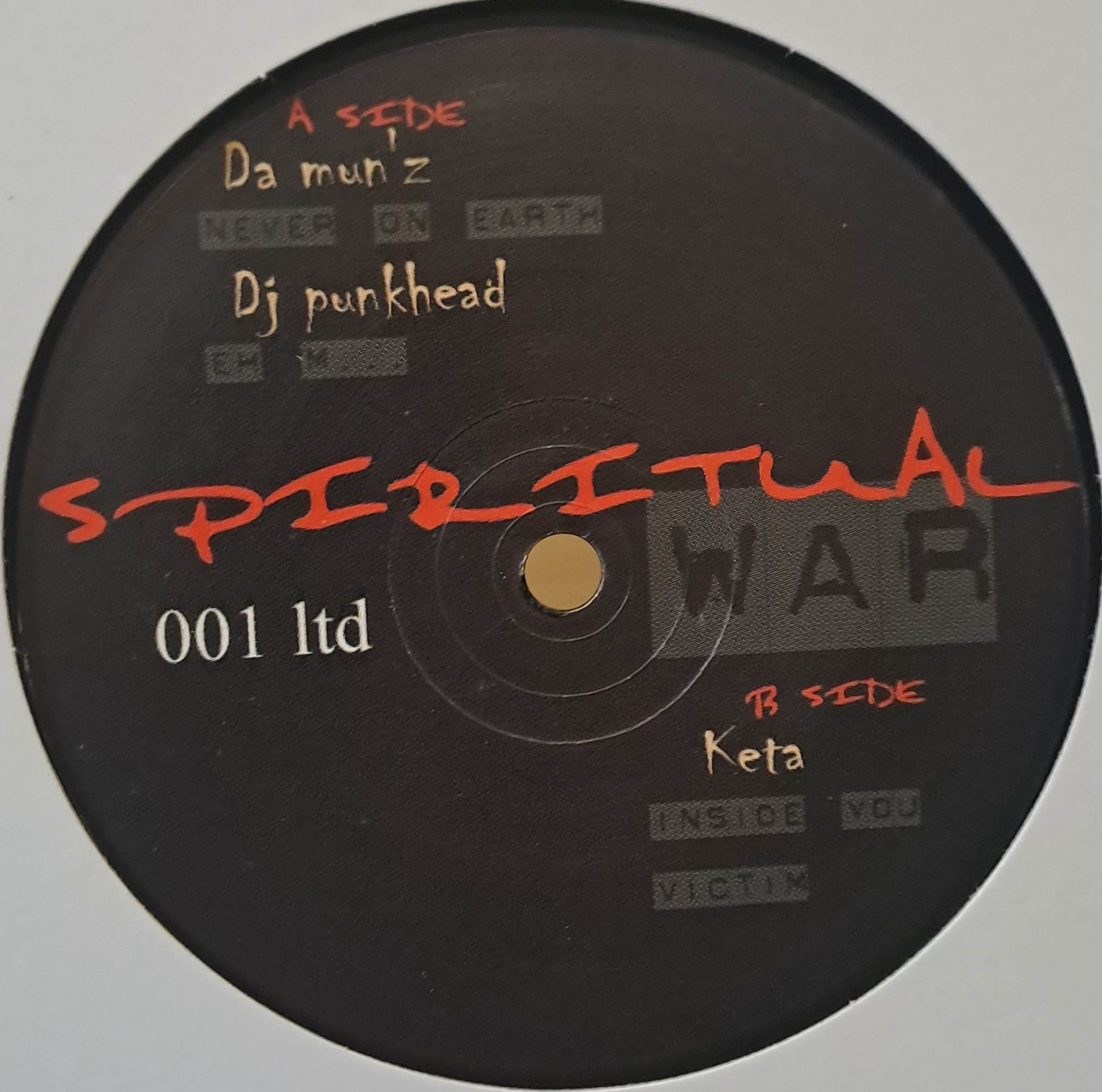 Spiritual War 01 - vinyle hardcore