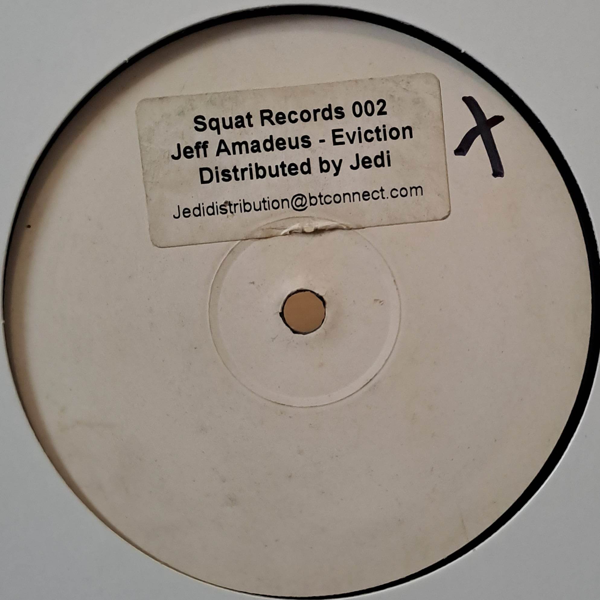 Squat Records 02 (White Label, Stickered) - vinyle techno