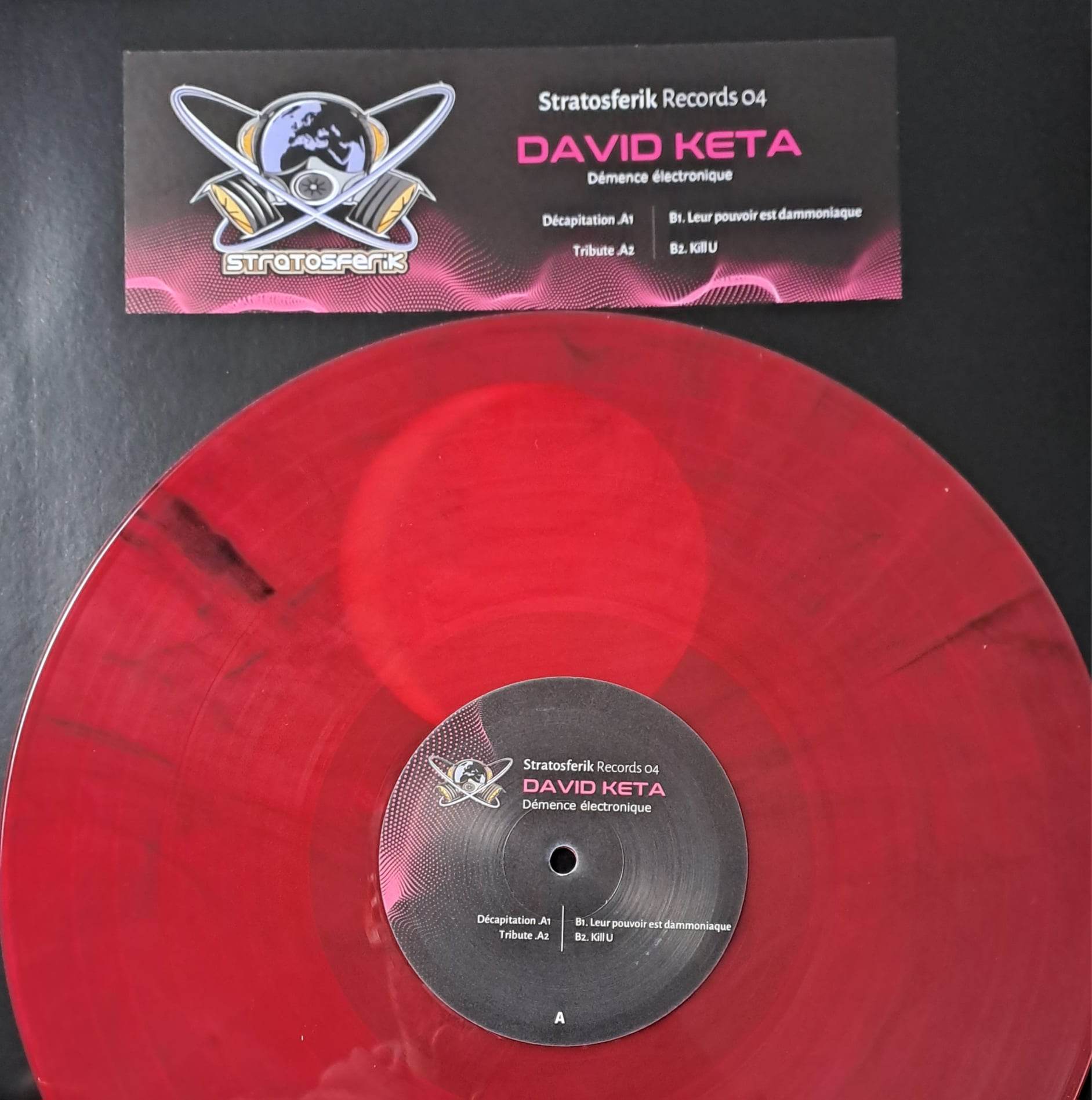 Stratosferik 04 (rouge) (toute dernière copie en stock) - vinyle hardcore