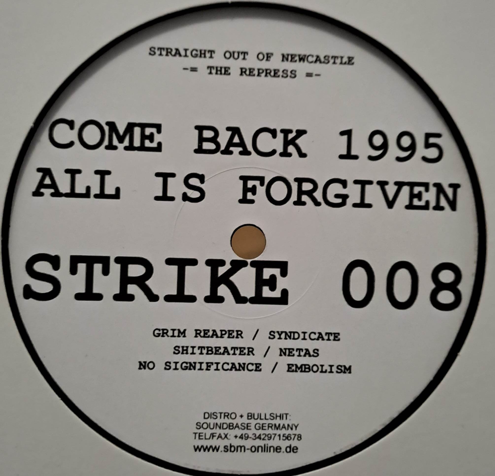 Strike 08 RP - vinyle hardcore