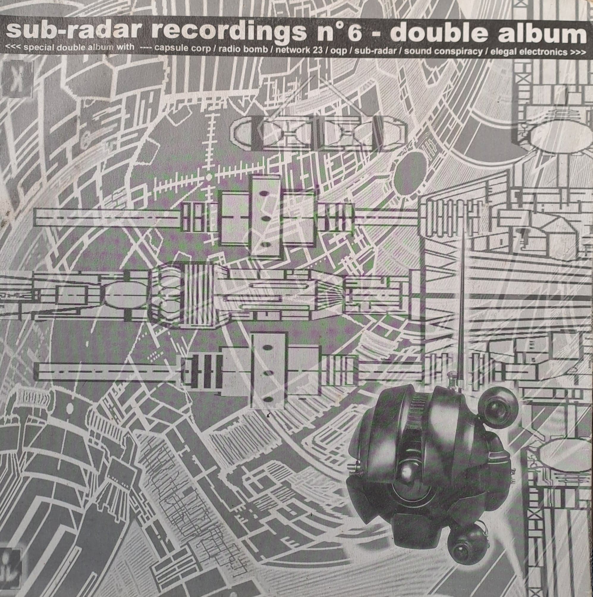Sub-Radar 06 (double album) - vinyle freetekno