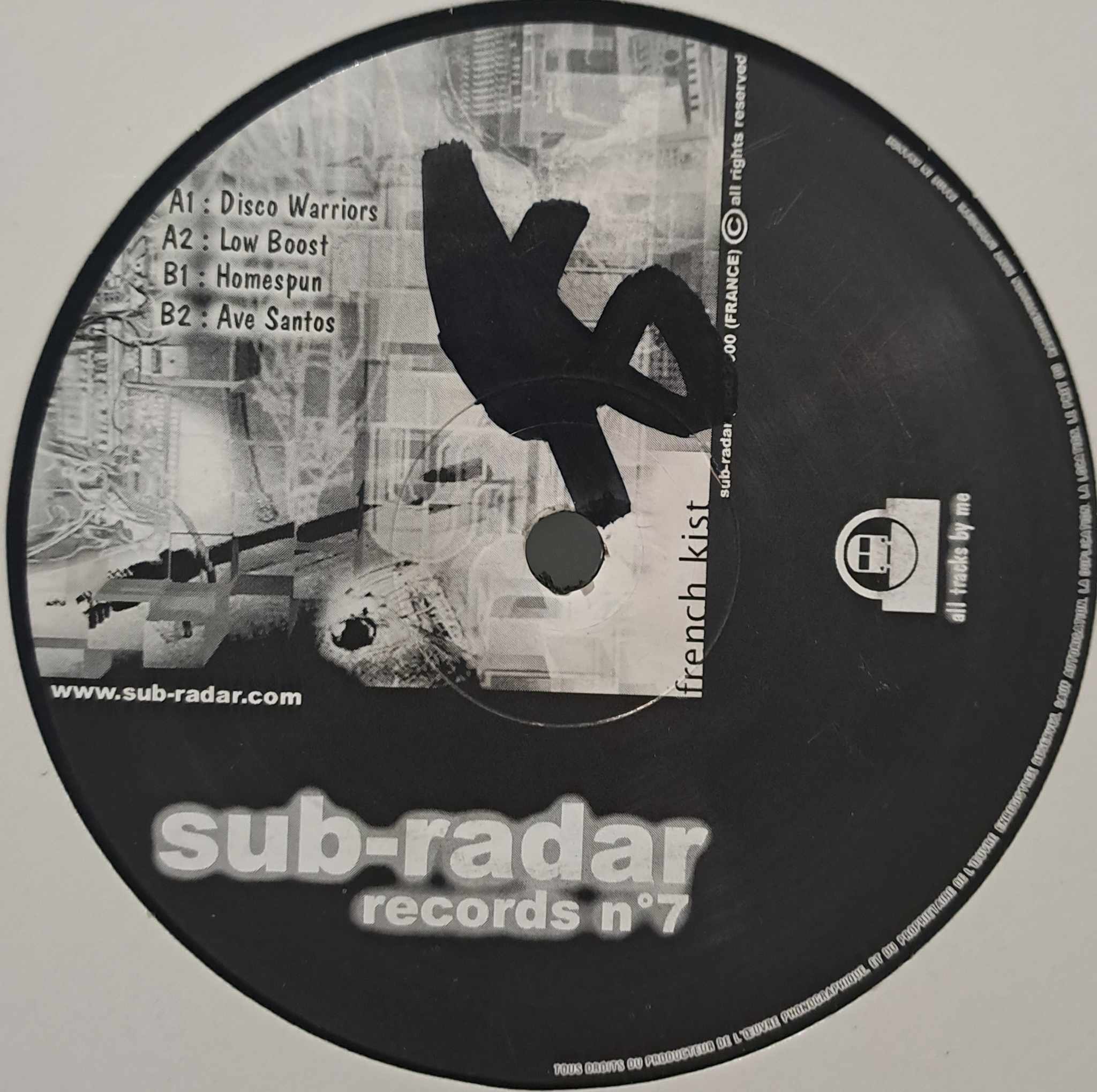 Sub-Radar Records 07 - vinyle freetekno