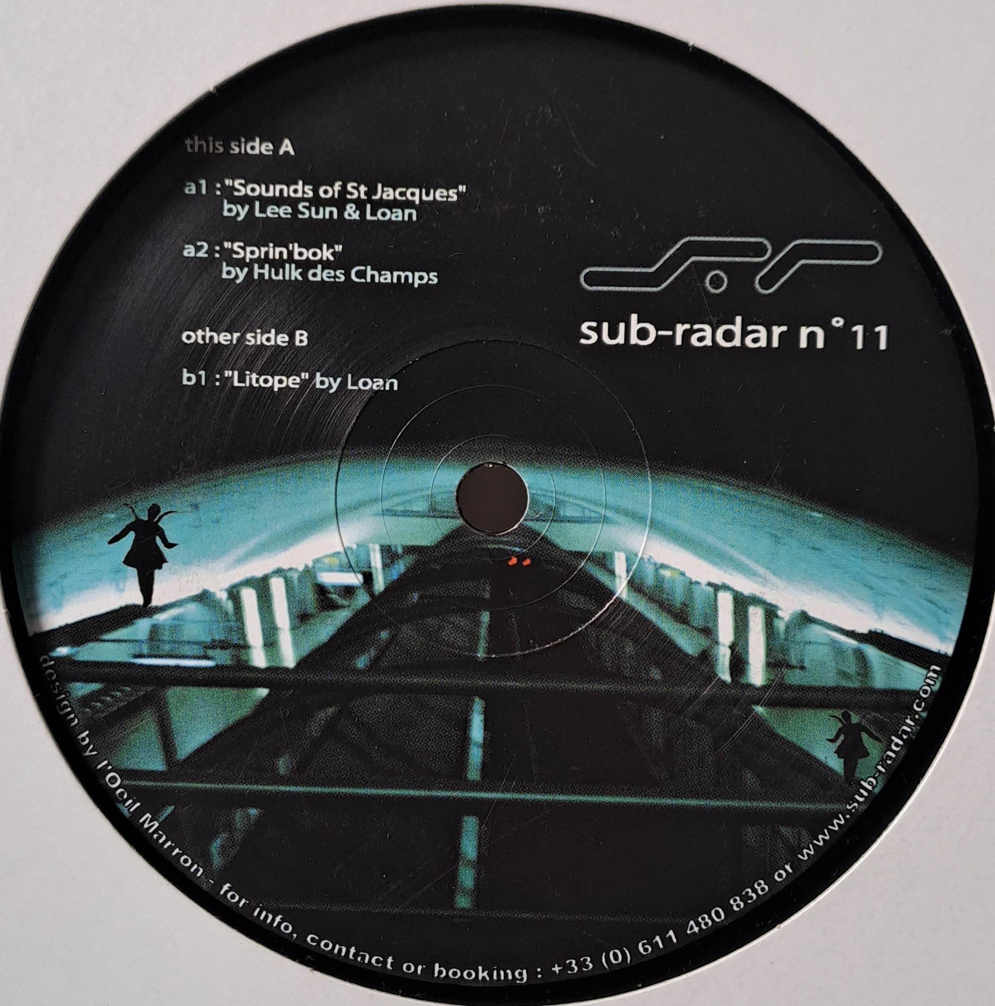 Sub-Radar Records 11 - vinyle freetekno